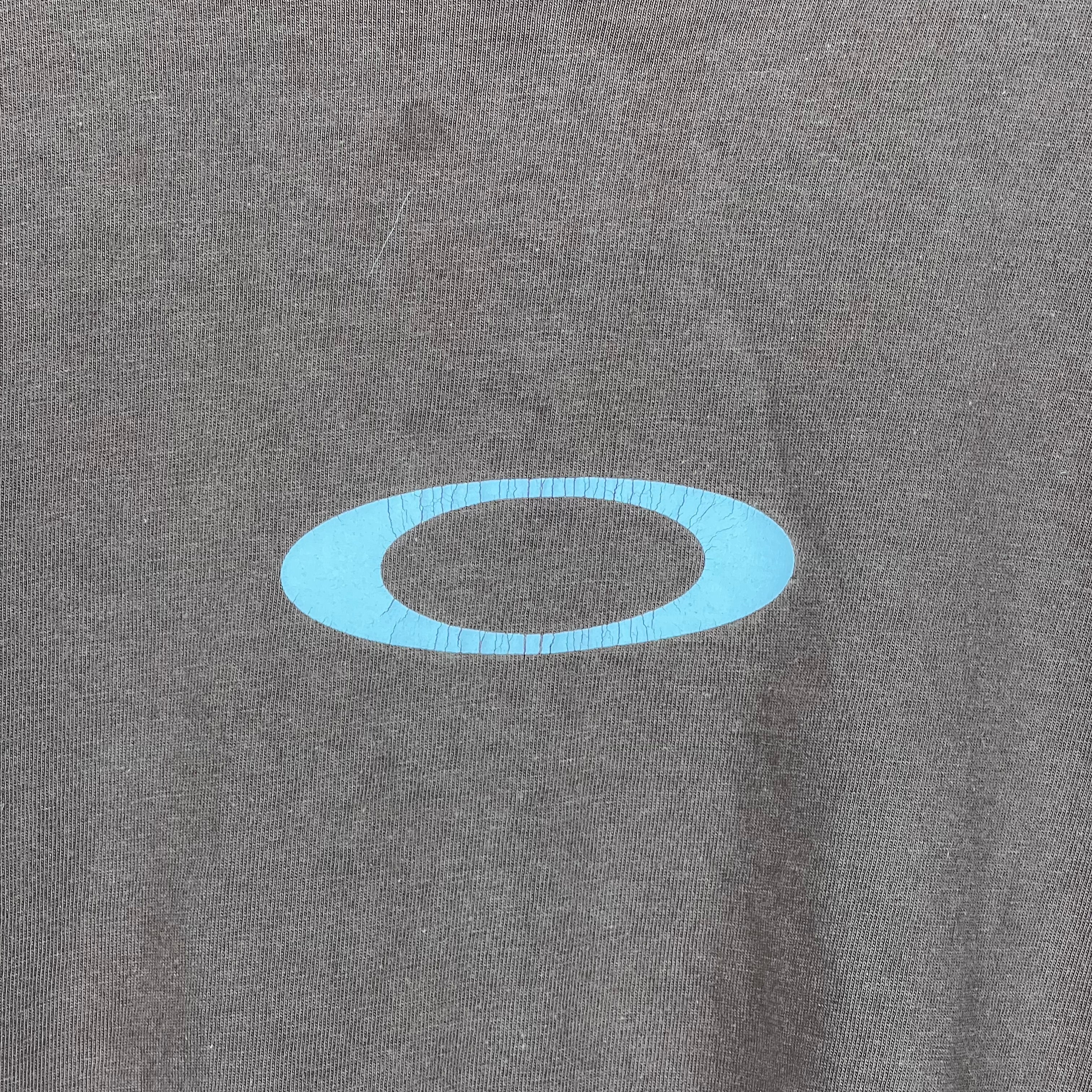 Vintage Oakley Center Logo Tee Brown