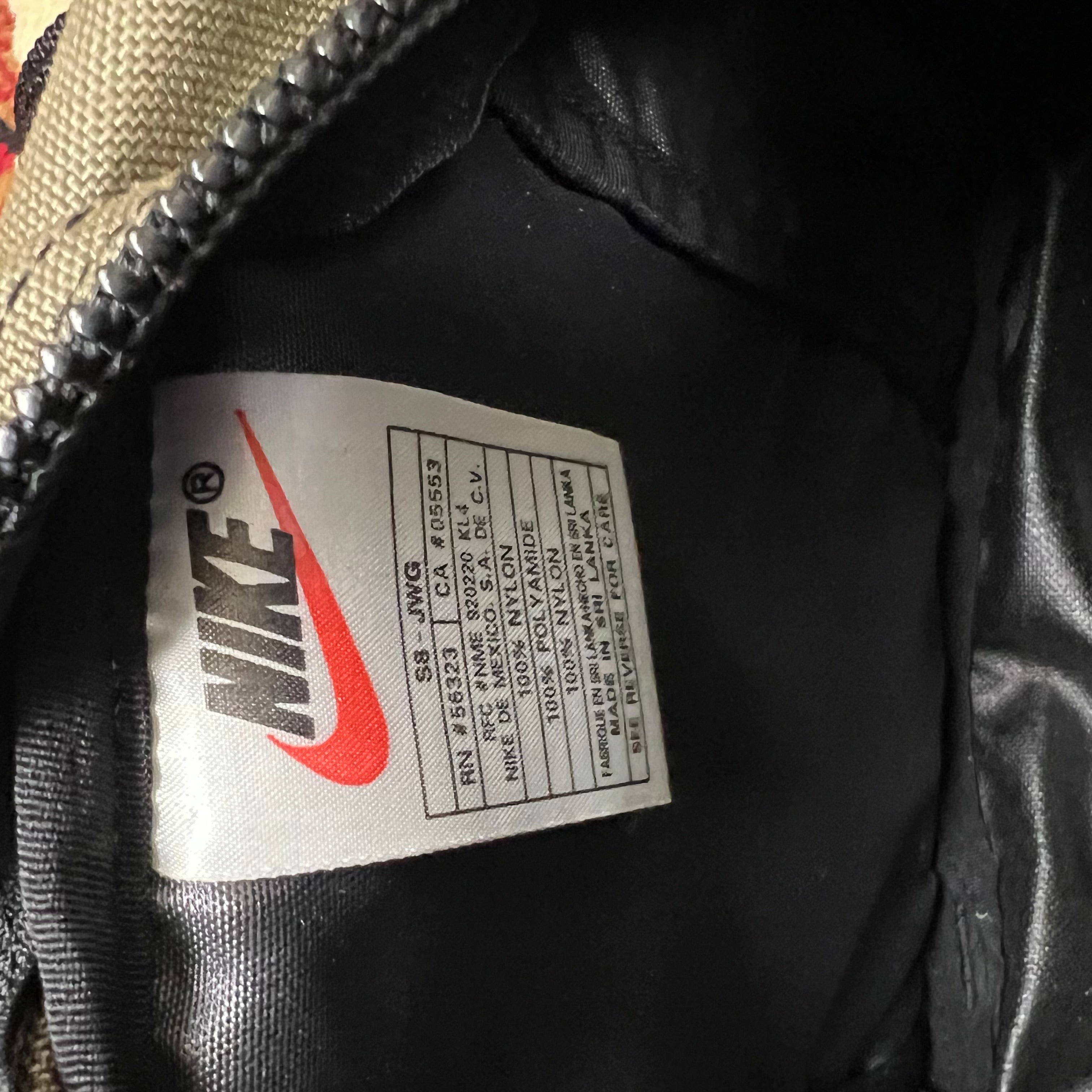 Vintage Nike ACG Twin Solo Hiking Waist Bag Orange/Green