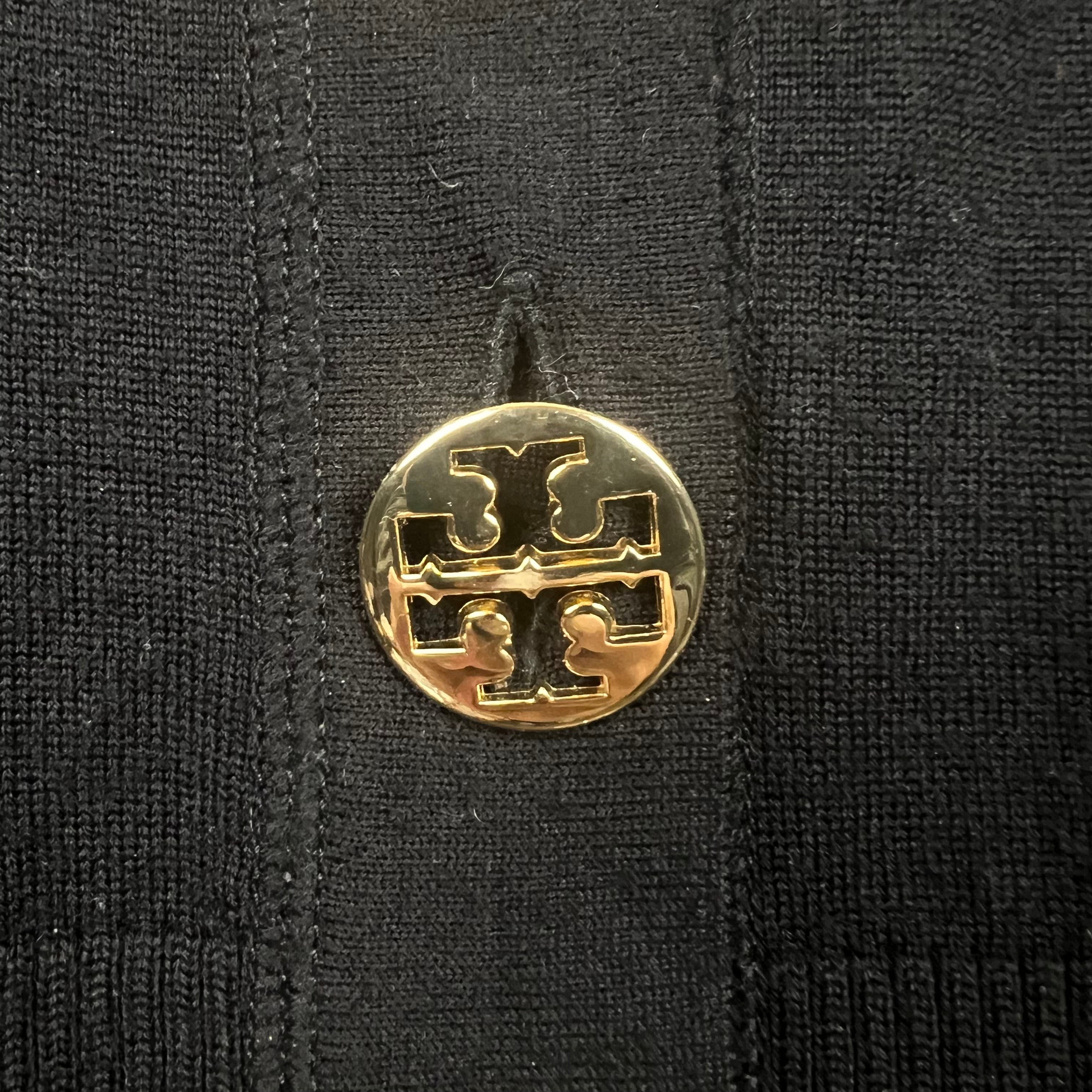 Tory Burch Women’s Button Up Cardigan Black