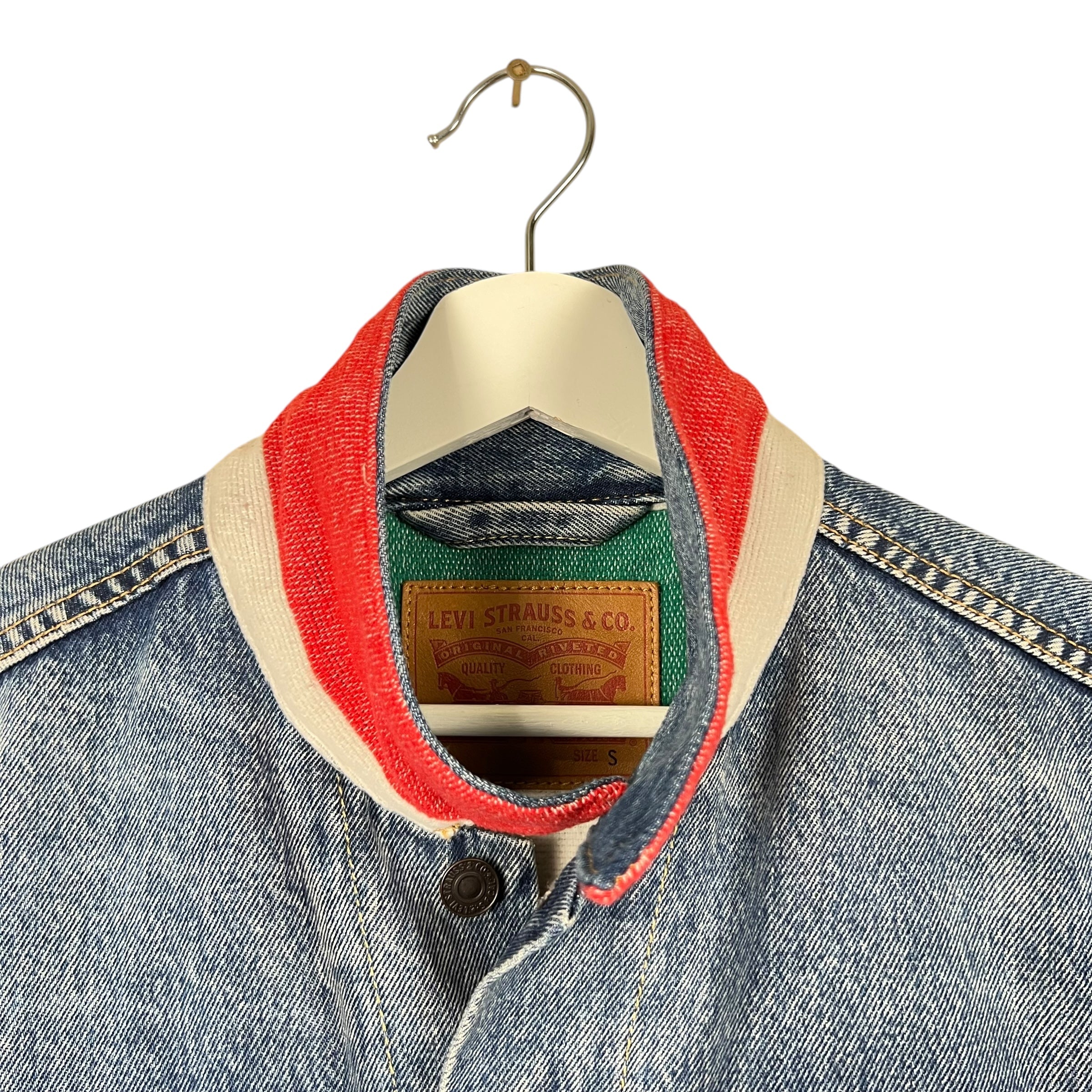 Vintage Levi’s x Hudson Bay Blanket Lined Denim Trucker Jacket