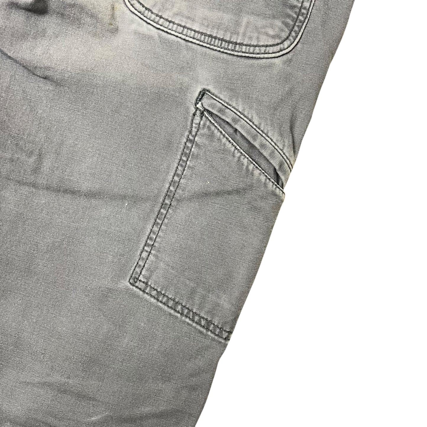 Vintage Carhartt Relaxed Fit Carpenter Double Knee Pants Grey