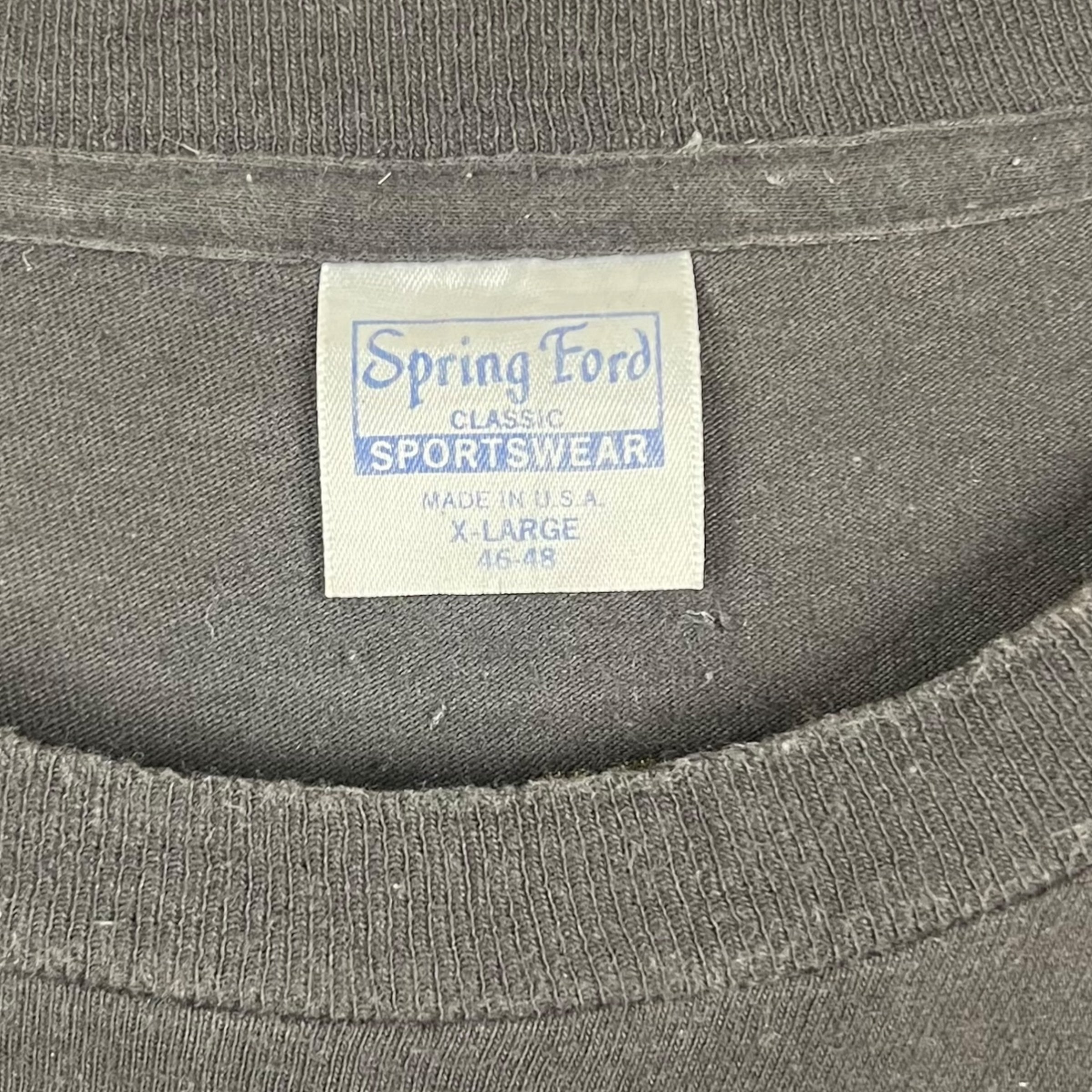 1987 Iron Maiden “Somewhere On Tour” Tee Black