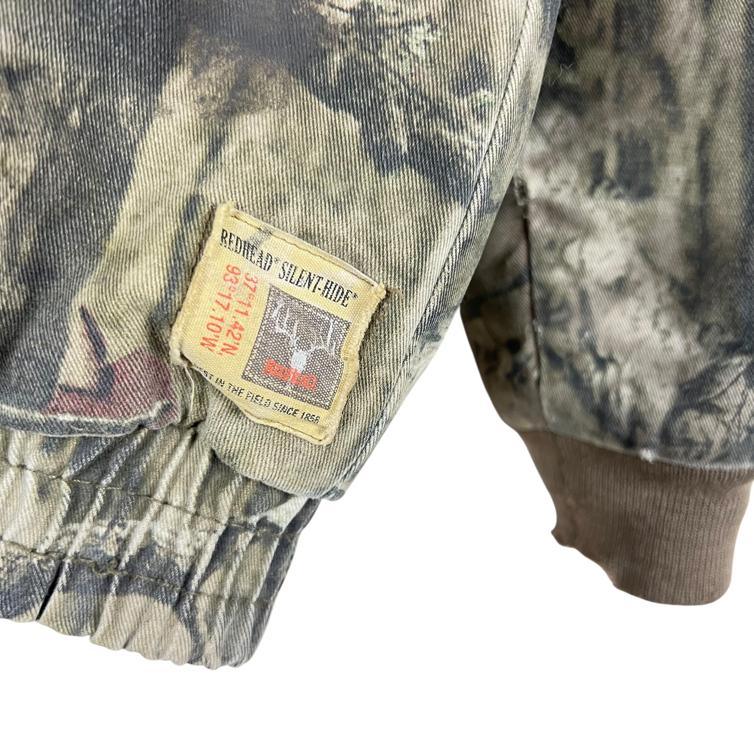 Vintage Youth RedHead Silent-Hide RealTree Full Zip Hooded Jacket Camo