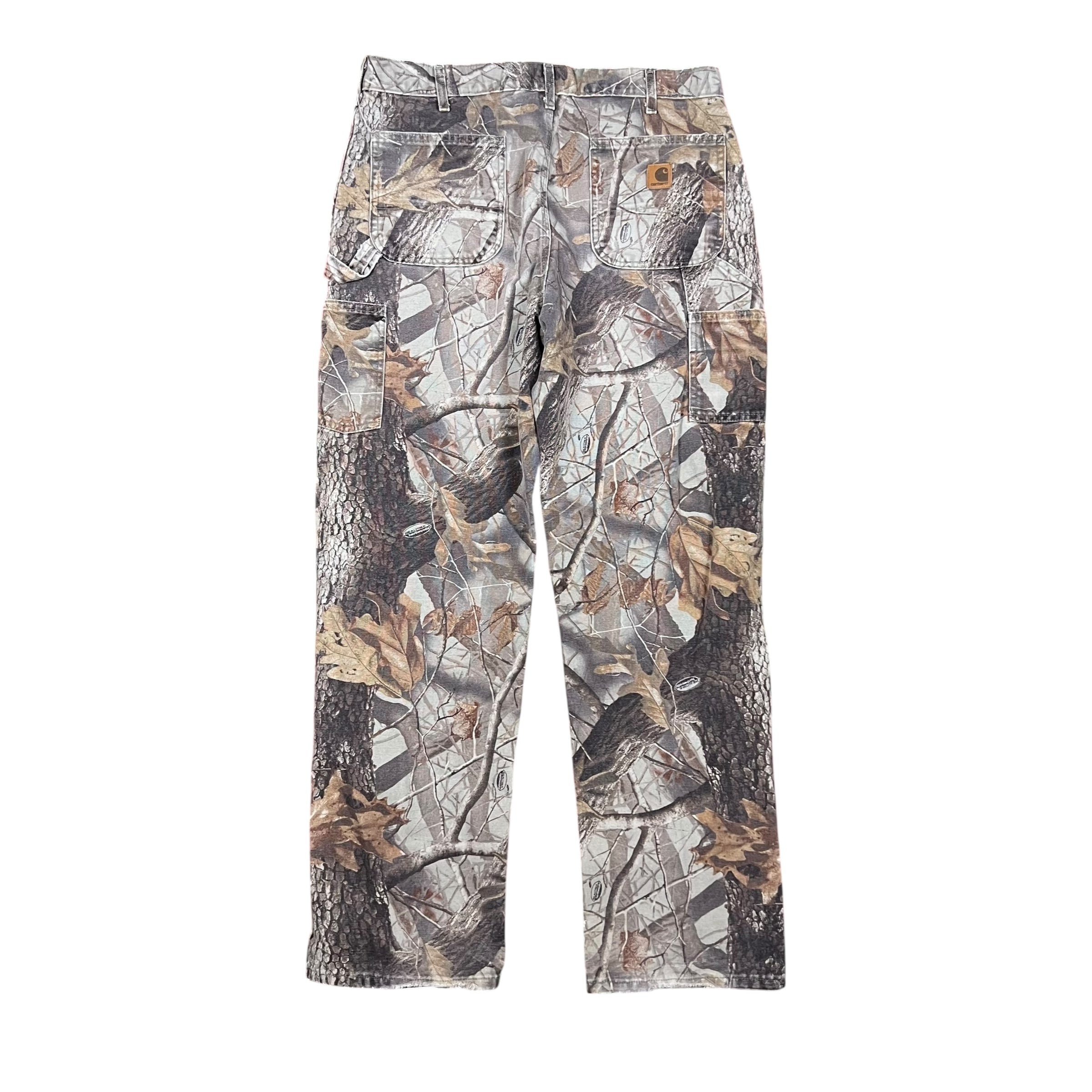 Vintage Carhartt Dungaree Fit Carpenter Pants RealTree Camo