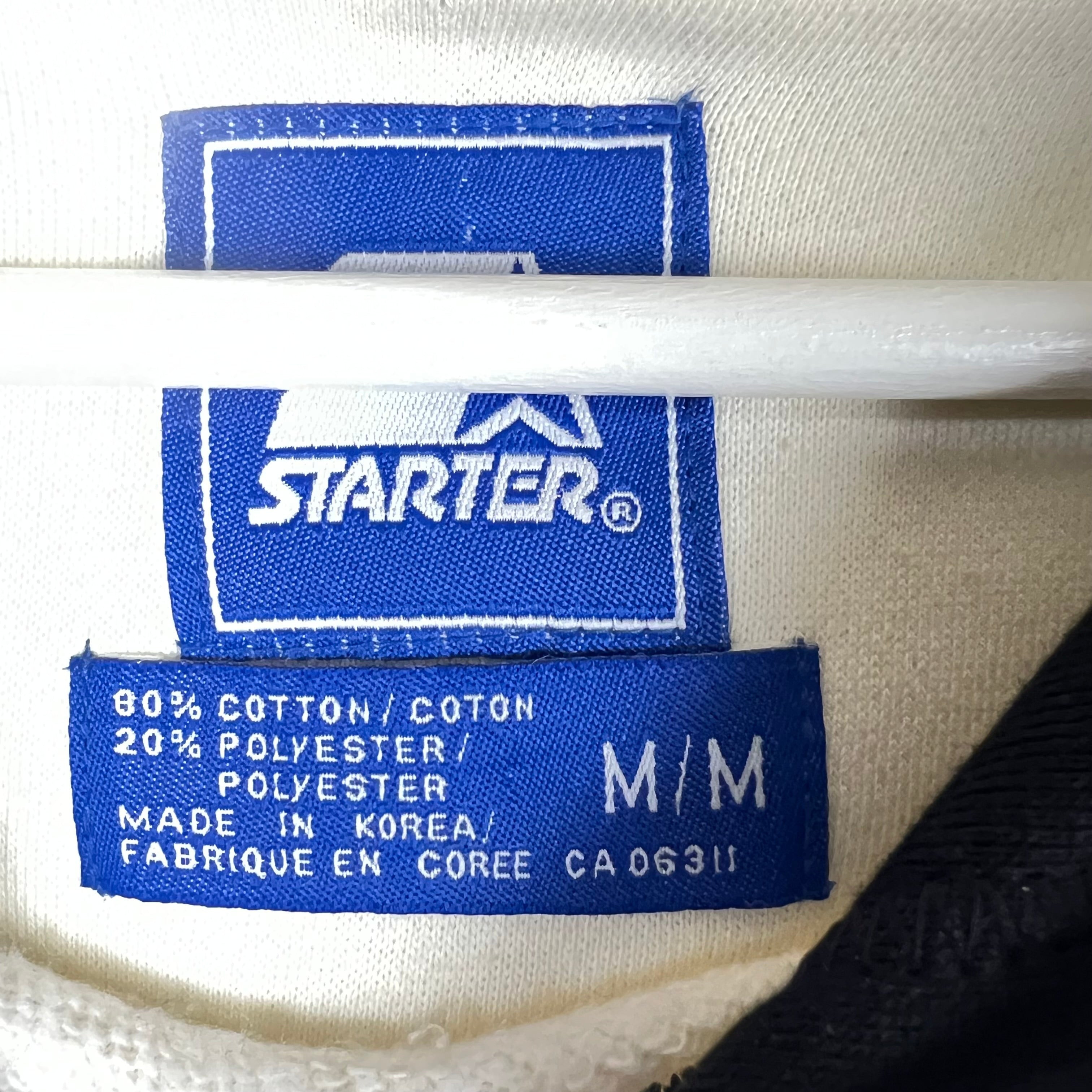 Vintage Starter CFL Calgary Stampeders Script Logo Hoodie Red/White