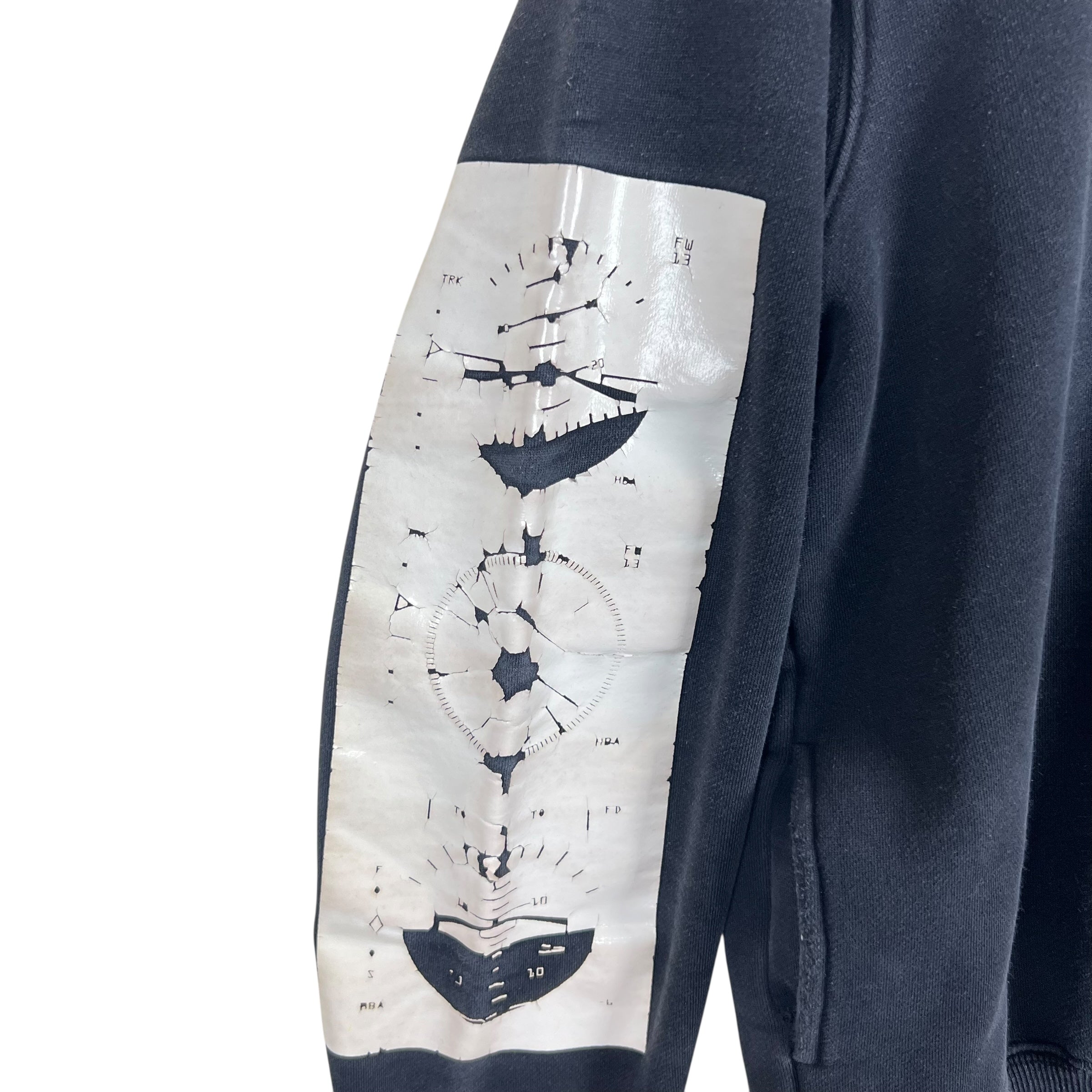 Vintage Hood By Air Radar Hoodie Black