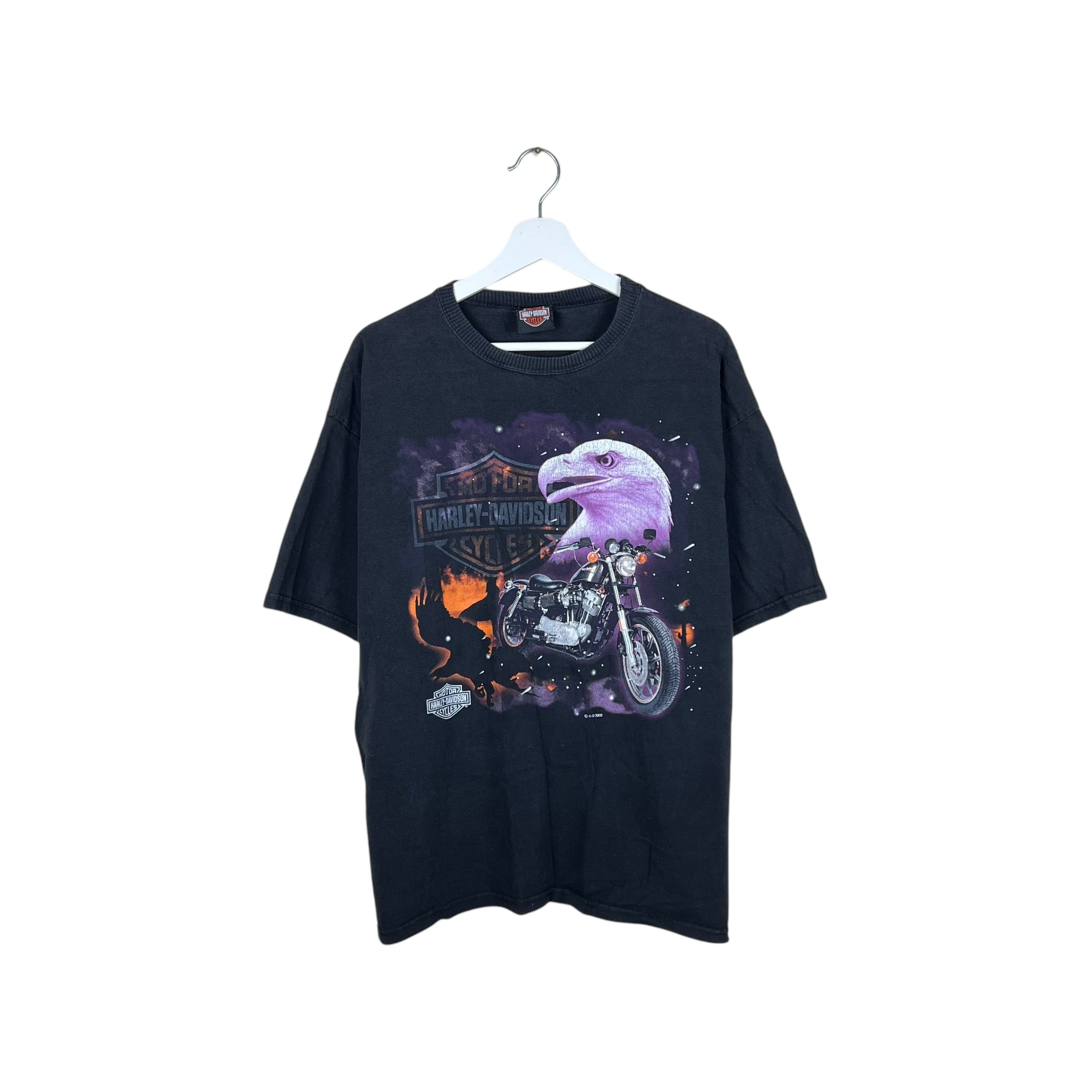 2000 Harley Davidson Canada Eagle Tee Black