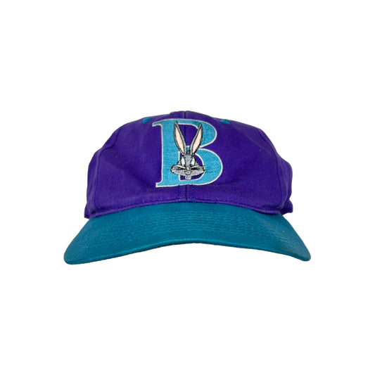 1992 Looney Tunes Bugs Bunny SnapBack Hat Purple