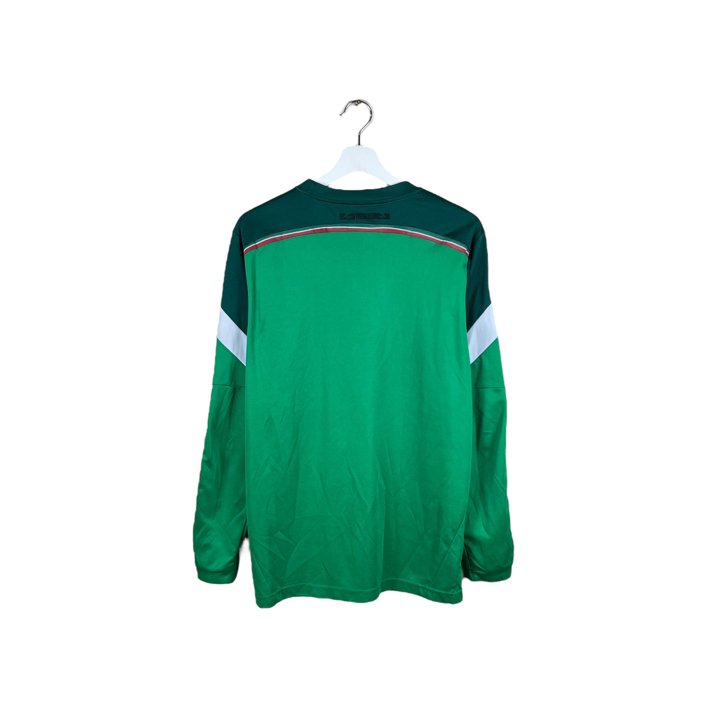 2014 Adidas Mexico Blank Home Longsleeve Jersey