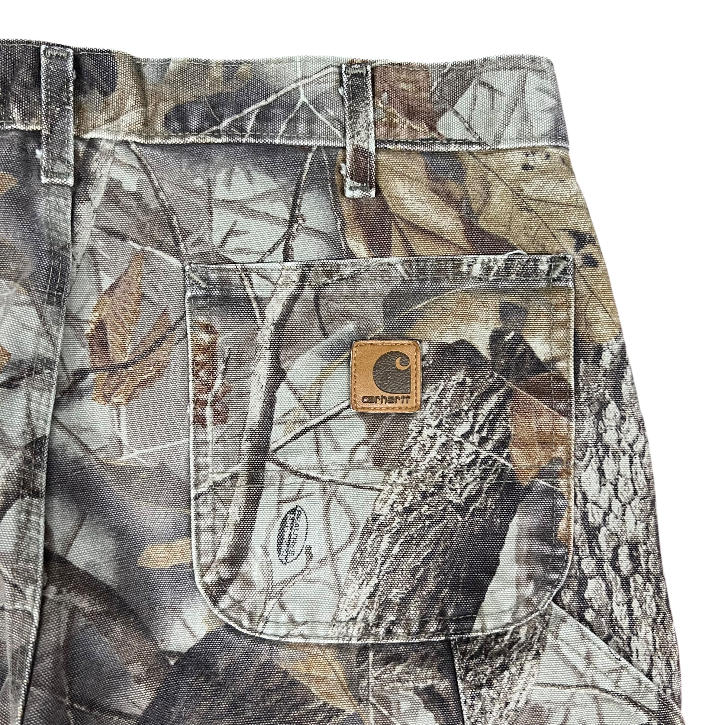 Vintage Carhartt Dungaree Fit Carpenter Pants RealTree Camo