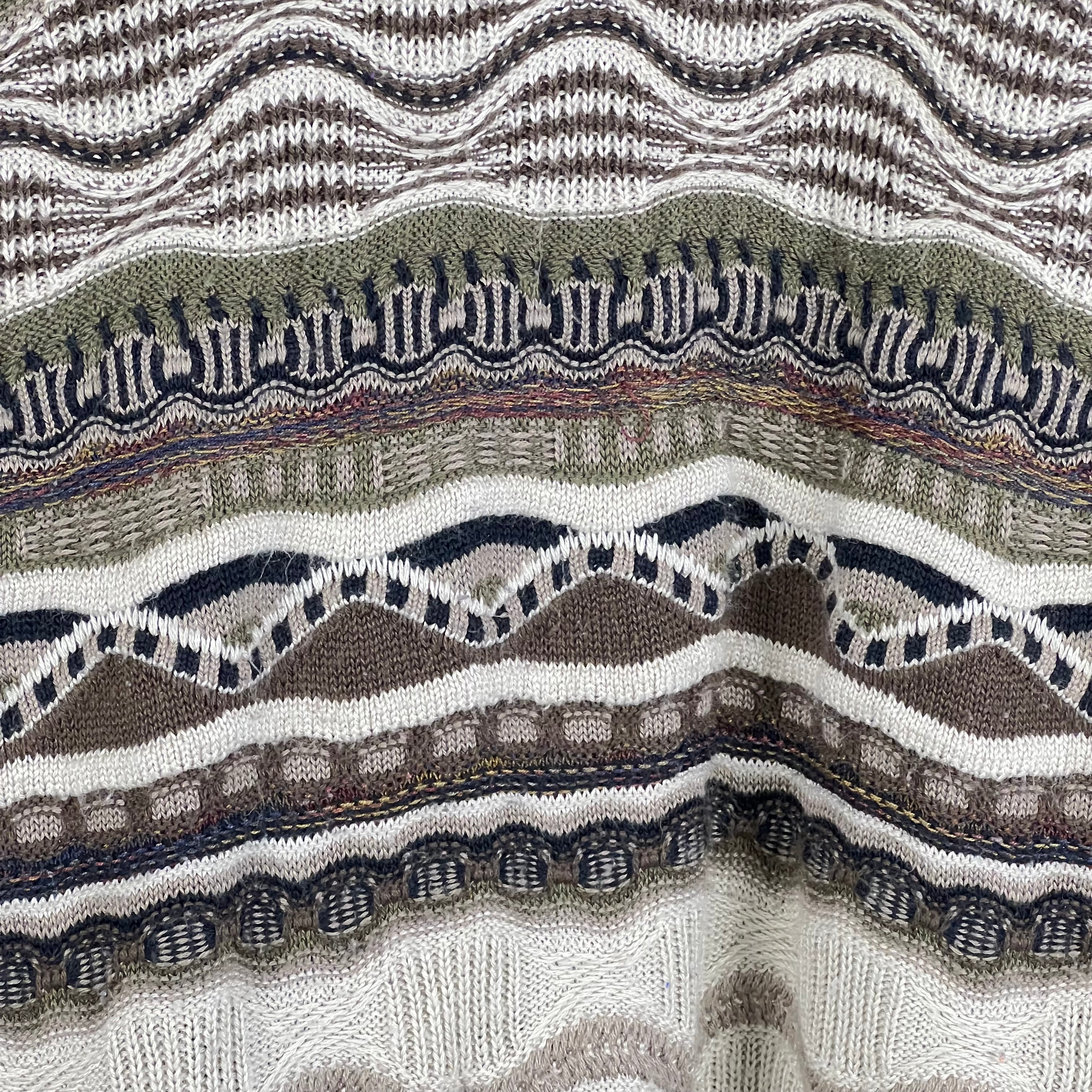 Vintage Protege Collection Polo Knit 3D Multi