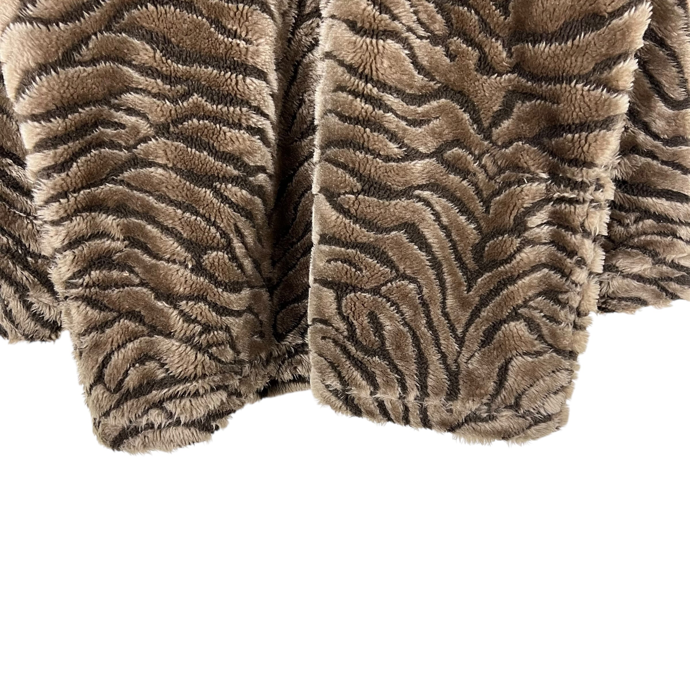 Vintage Seg’ments Women’s Animal Print Fur Coat
