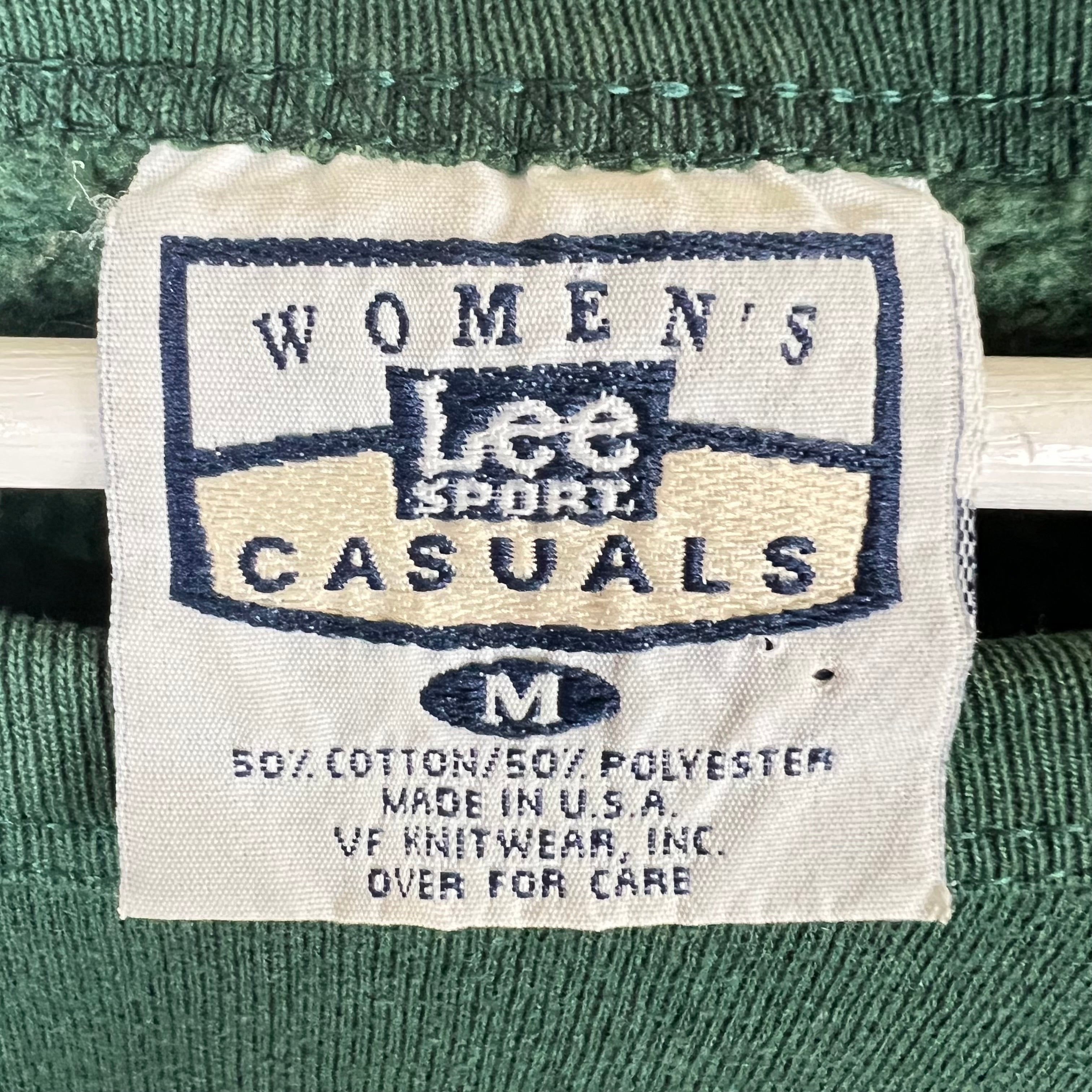 Vintage Lee Women’s NFL Green Bay Packers Embroidered Logo Crewneck Green