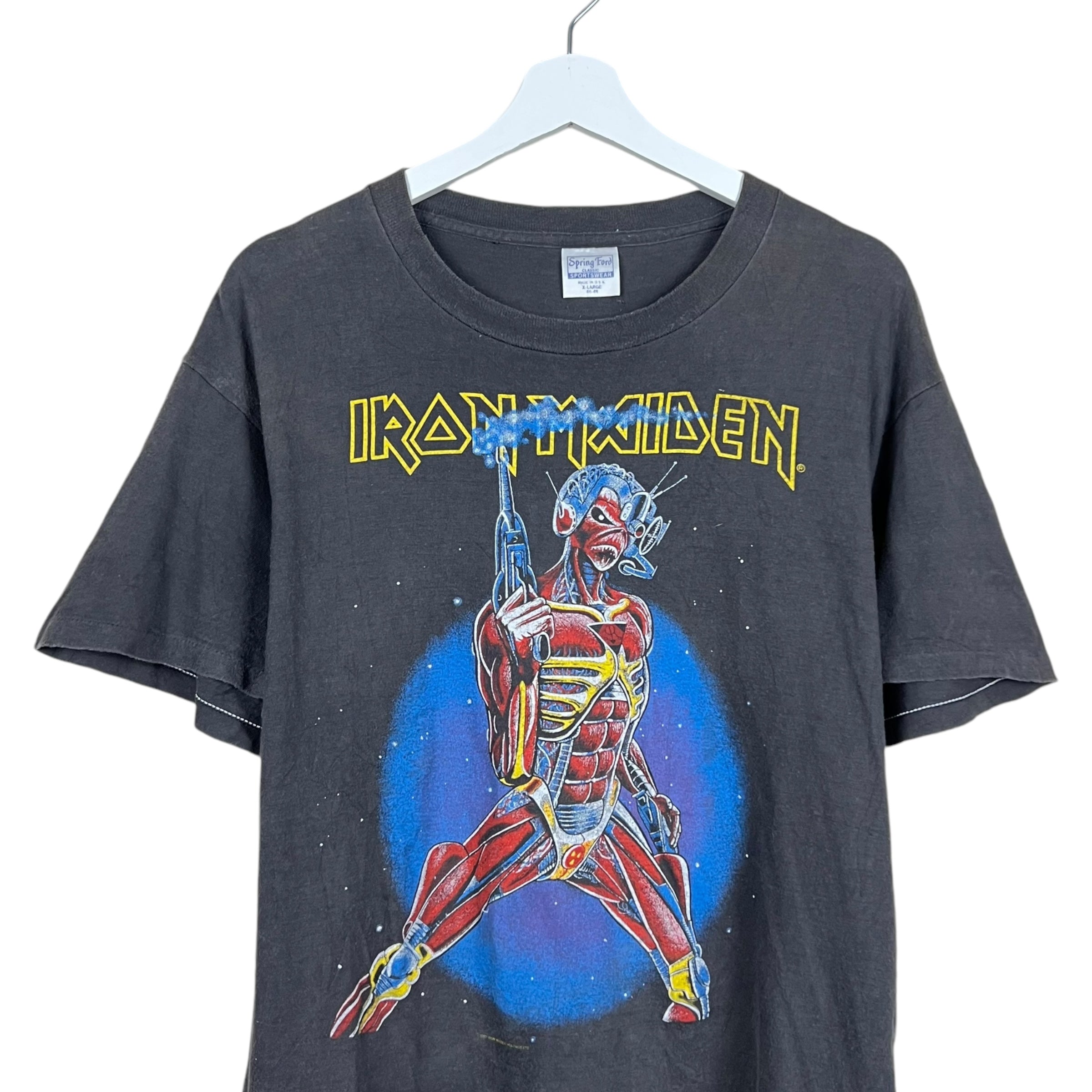 1987 Iron Maiden “Somewhere On Tour” Tee Black