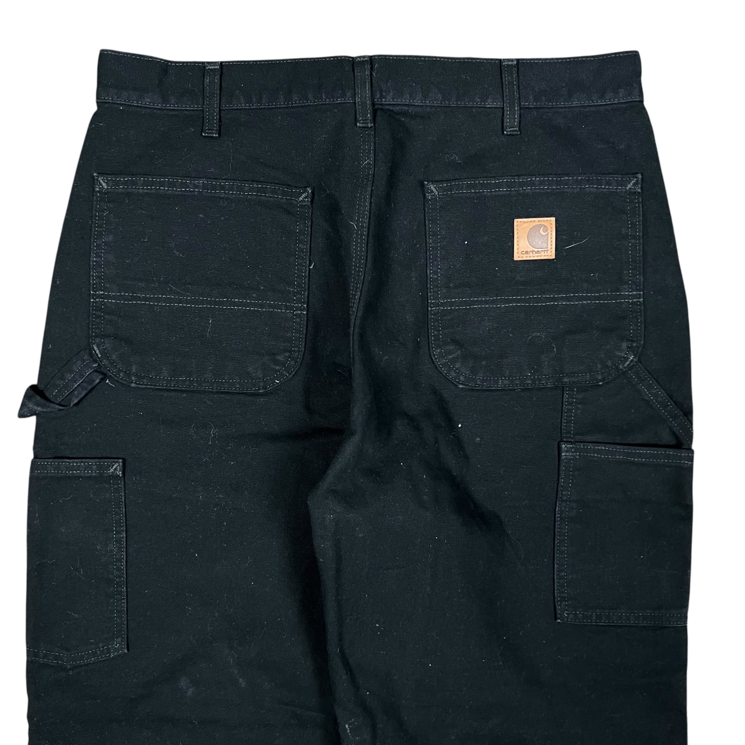 Vintage Carhartt Loose Original Fit Carpenter Pants Black