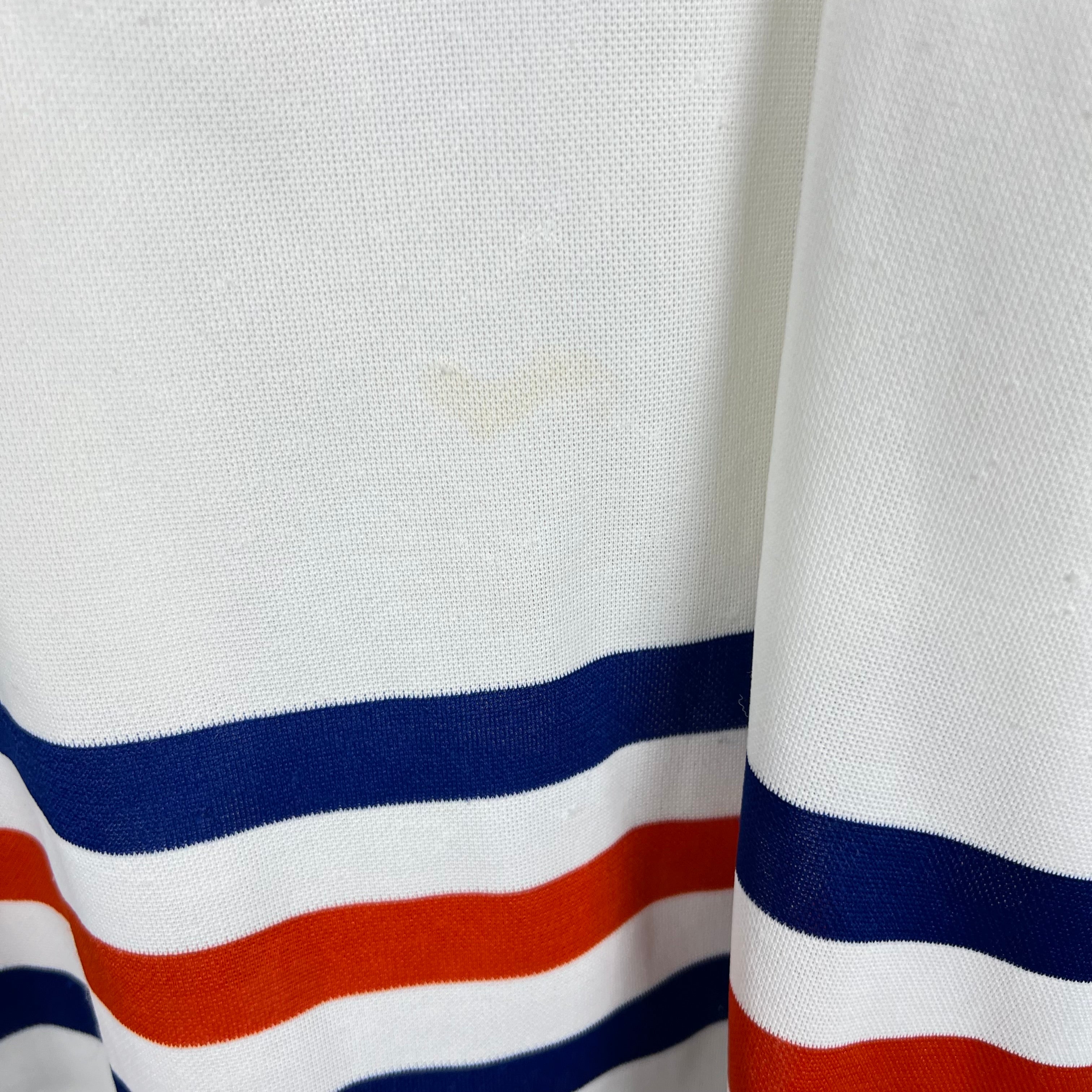 Vintage CCM Edmonton Oilers Stitched Logo Blank Home Jersey