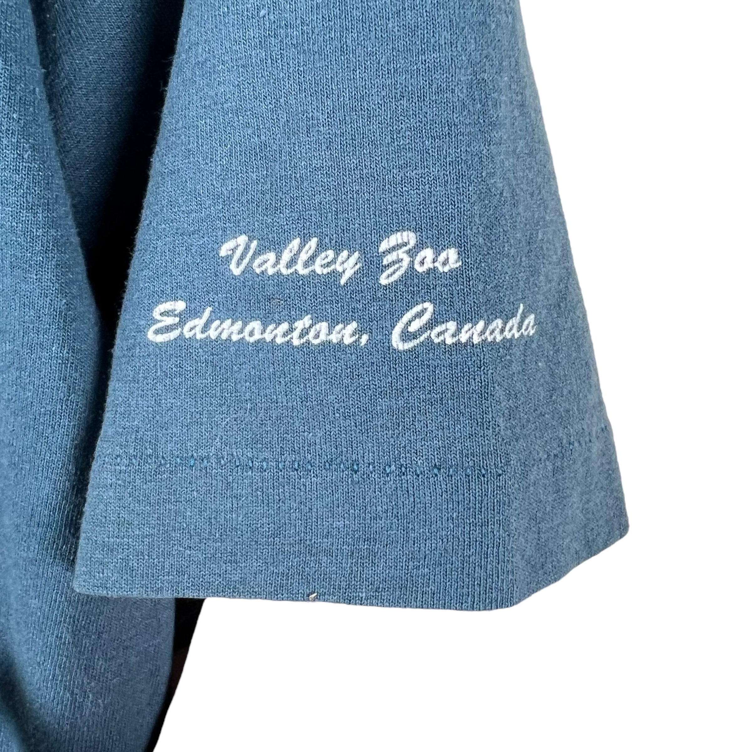 Vintage Valley Zoo Elephant Tee Blue