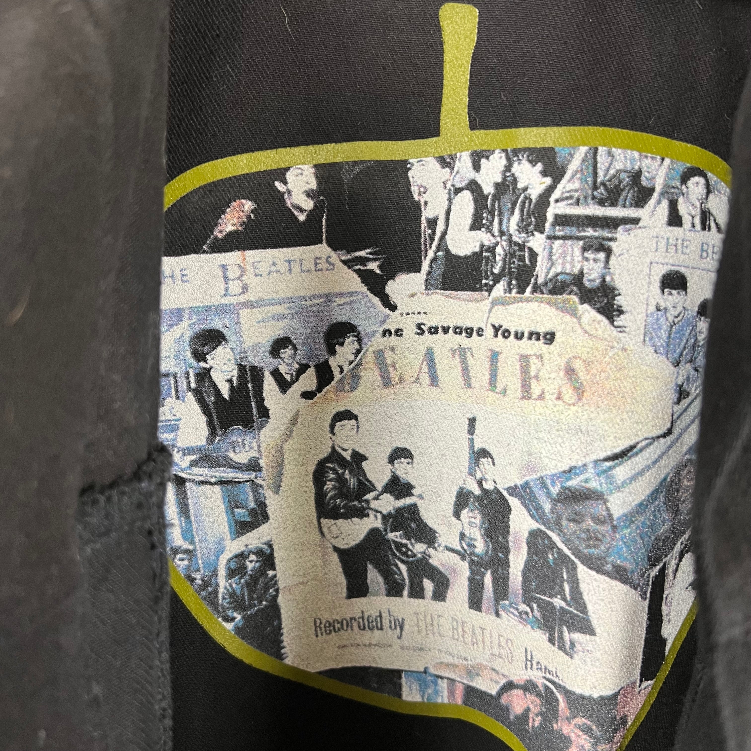 Vintage Beatles Special Anthology Apple Jean Jacket Black