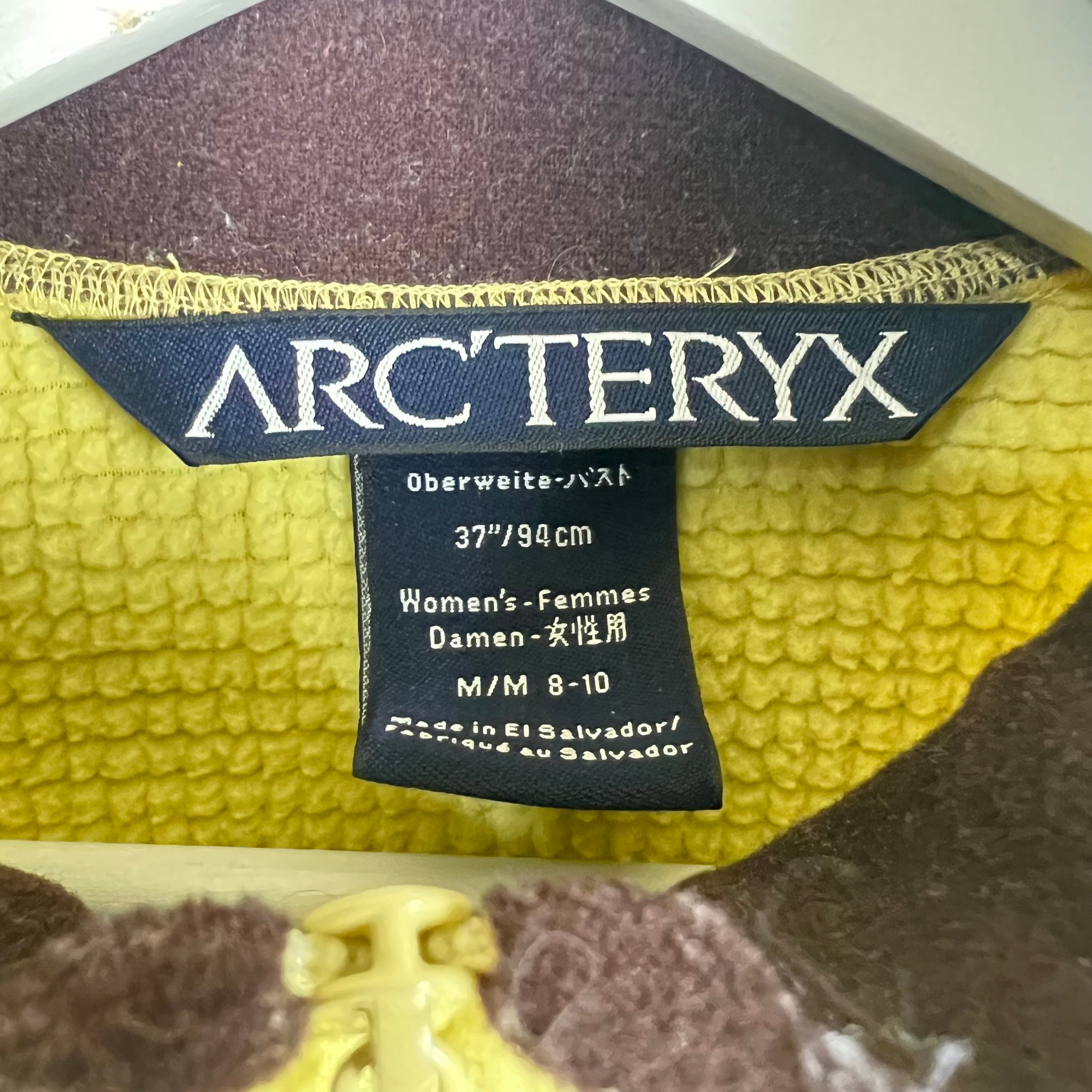 Arc’teryx Women’s Half Zip Fleece Yellow/Brown