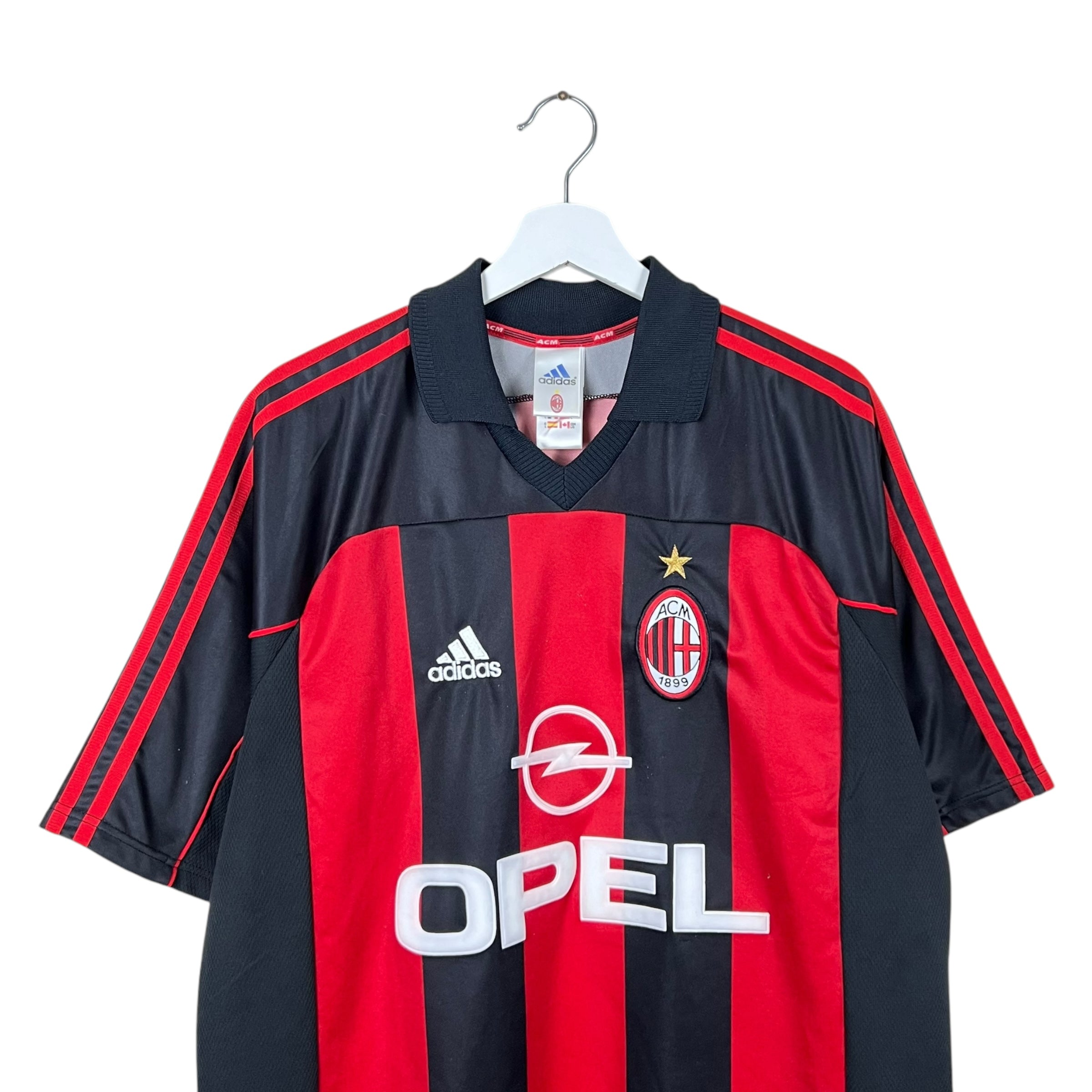 2001 Adidas AC Milan Blank Home Jersey