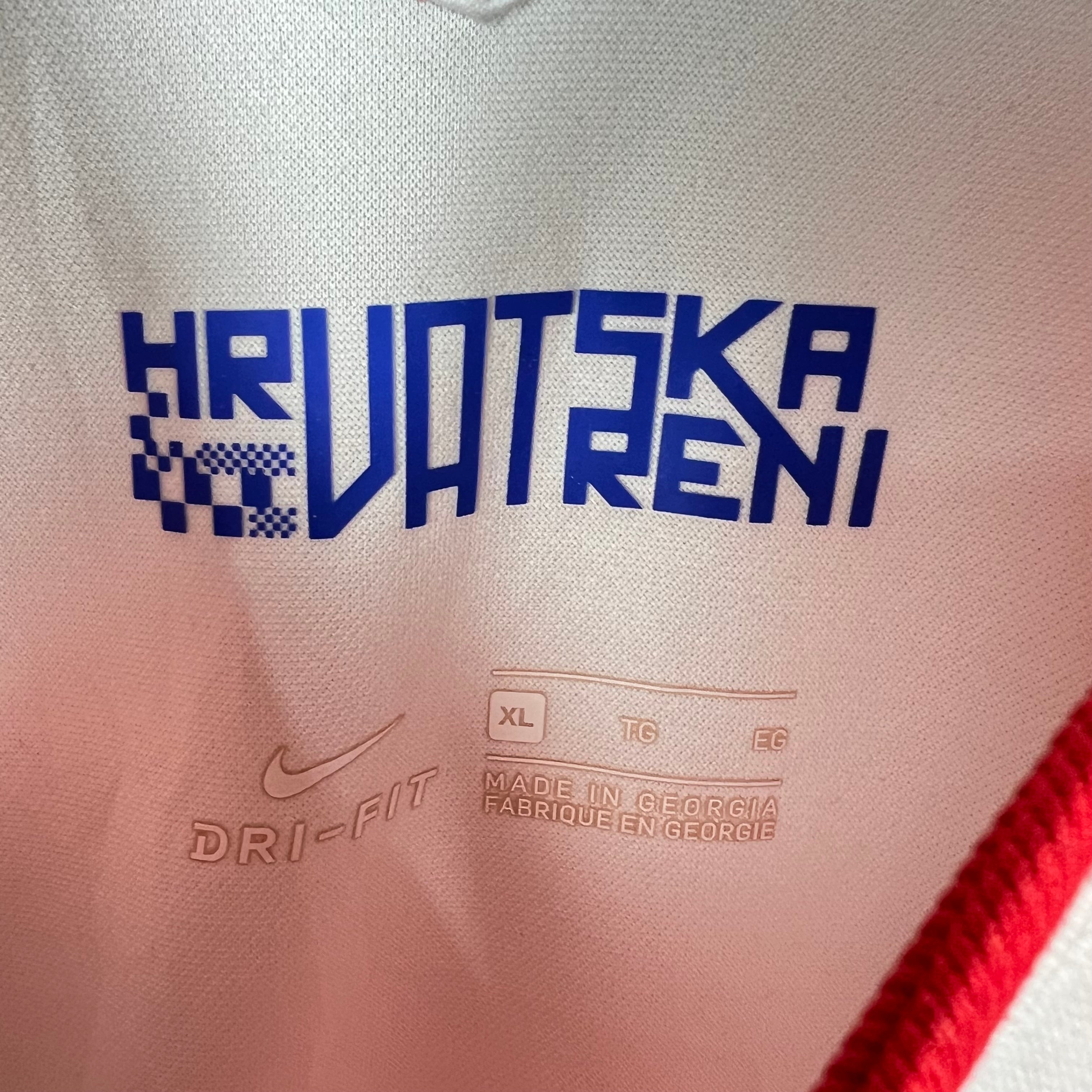 2021 Nike Youth Croatia Blank Home Jersey