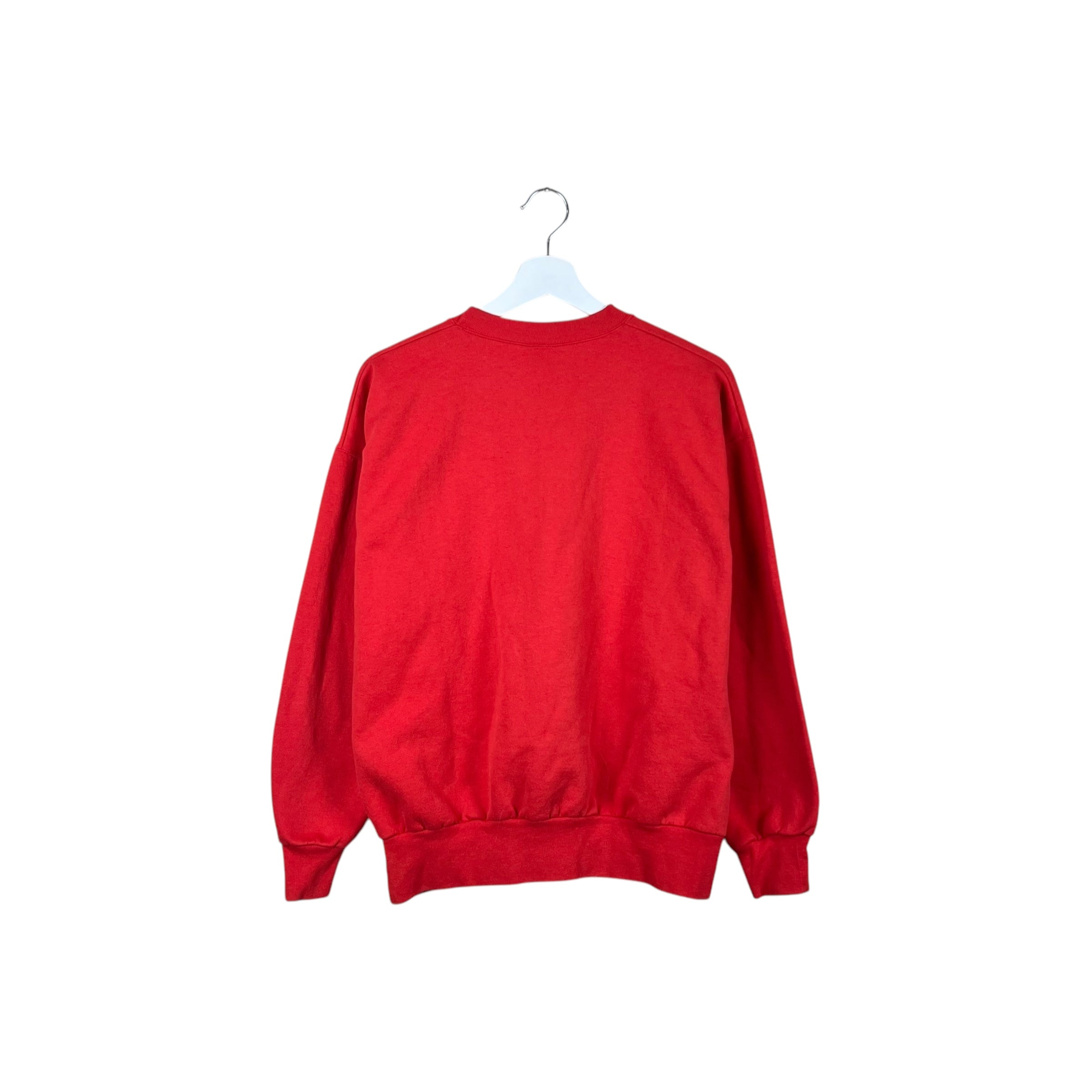 Vintage CGW Calgary Flames Arch Logo Crewneck Red