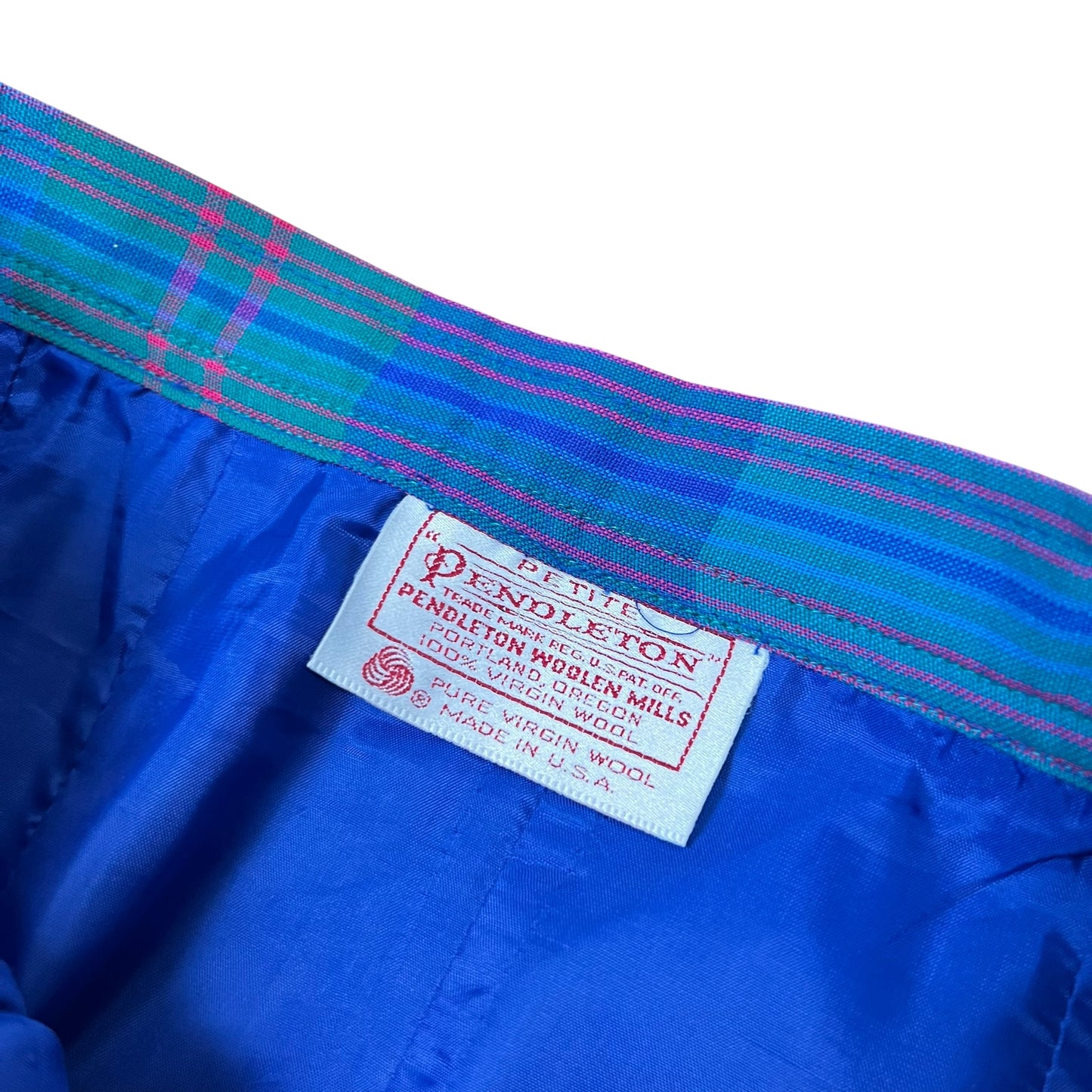 Vintage Pendleton Women’s Plaid Skirt
