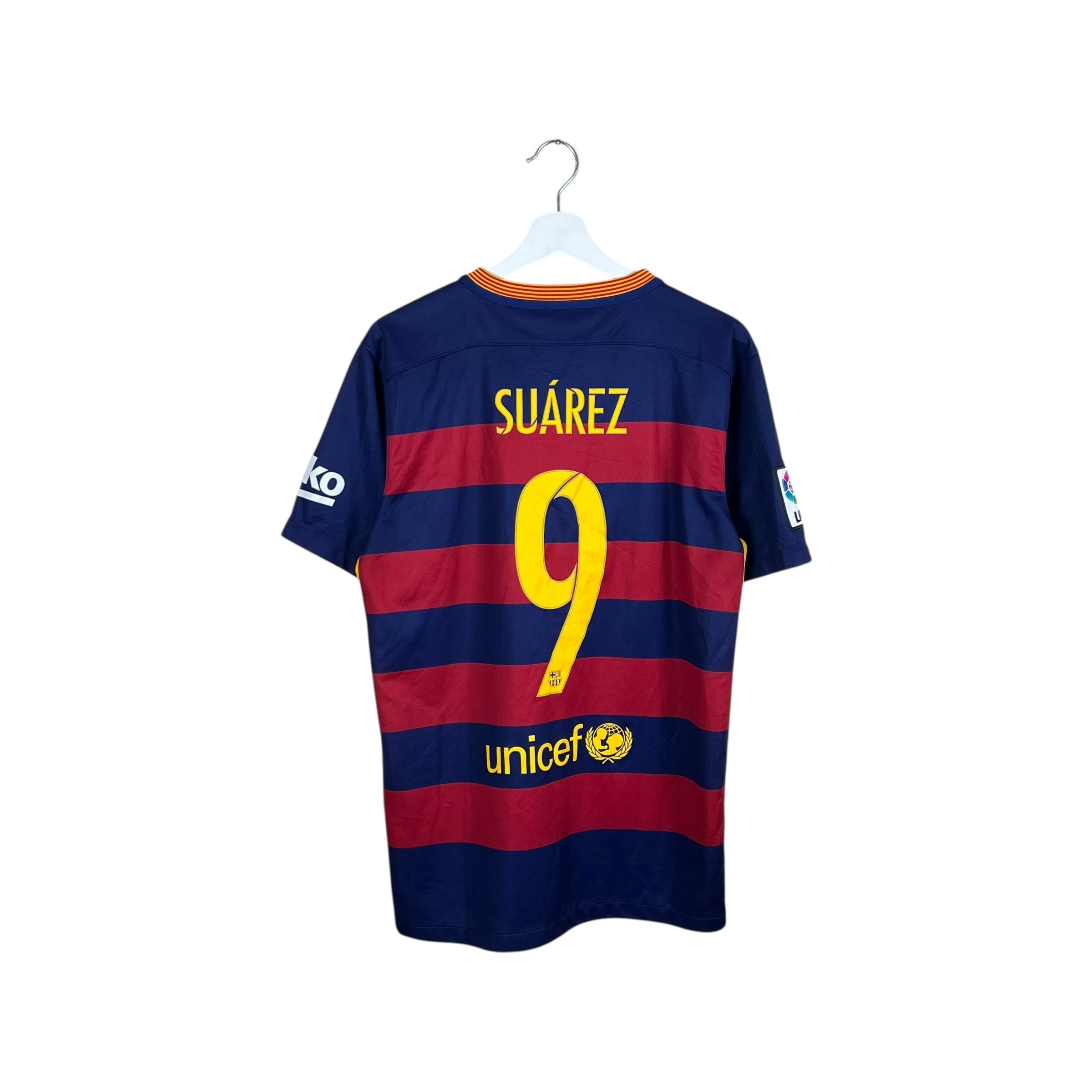 2016 Nike Barcelona FC Luis Suarez Home Jersey