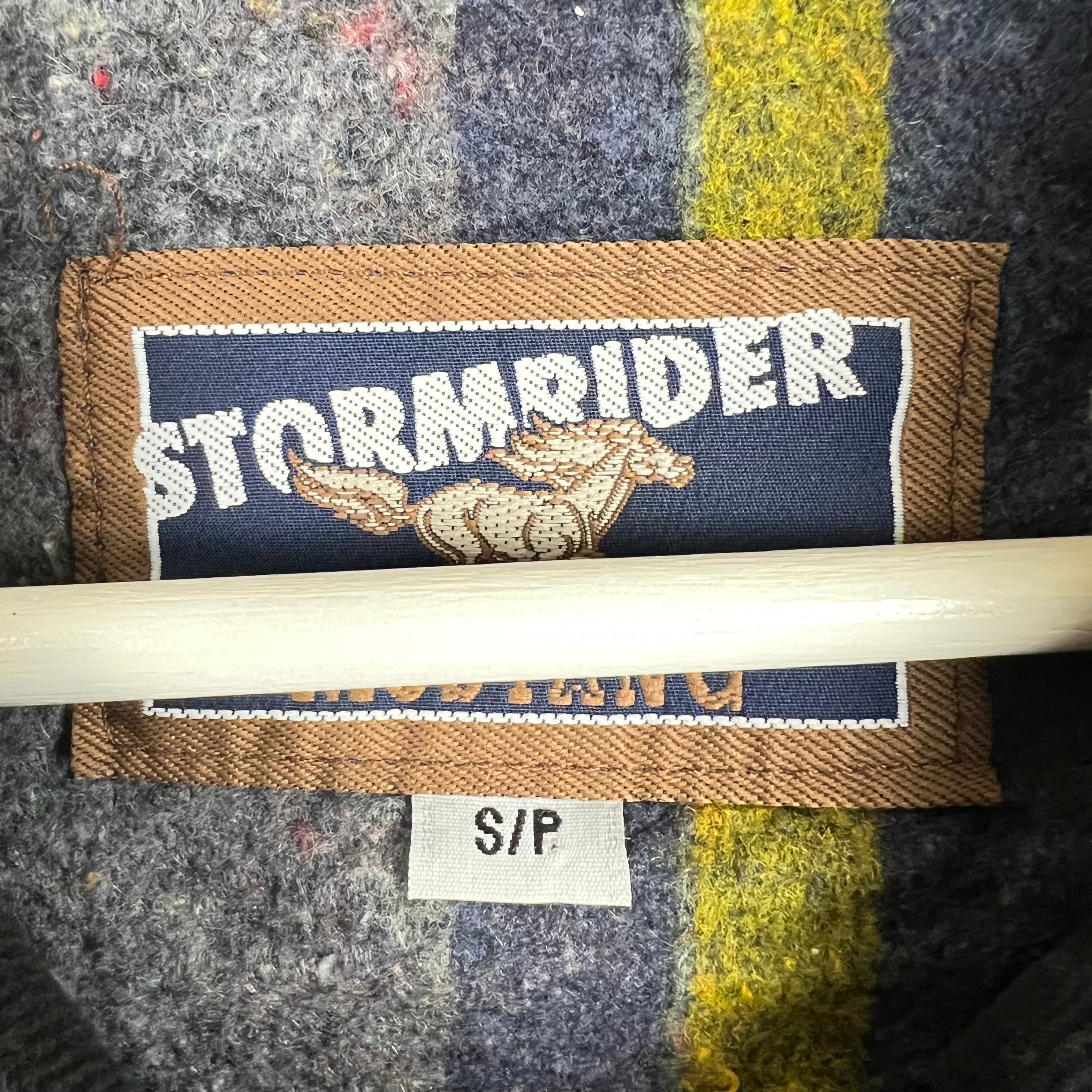 Vintage Mustang Stormrider Blanket Lined Denim Jacket Black
