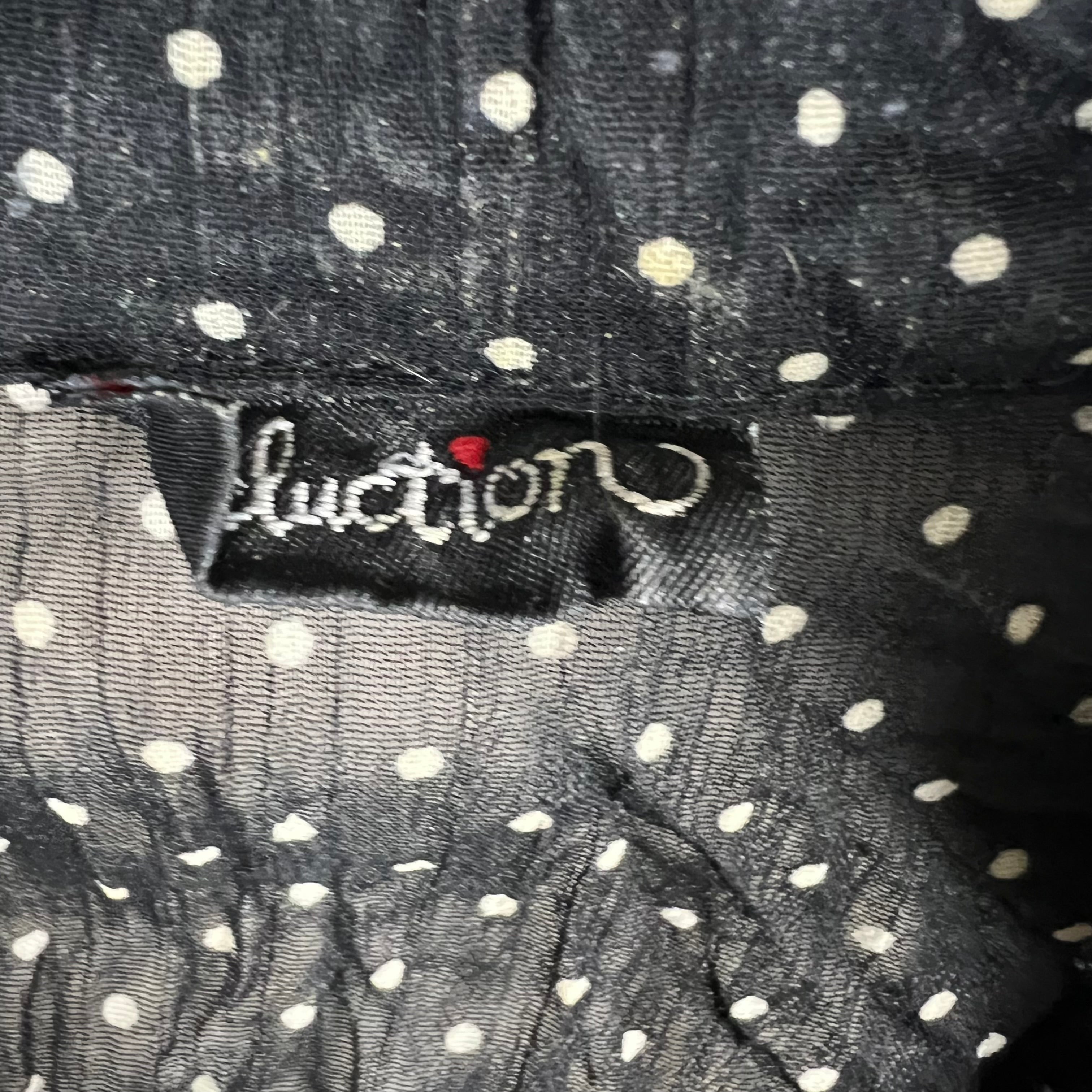 Vintage Seduction Women’s Frill Sleeveless Blouse Polka Dot Top