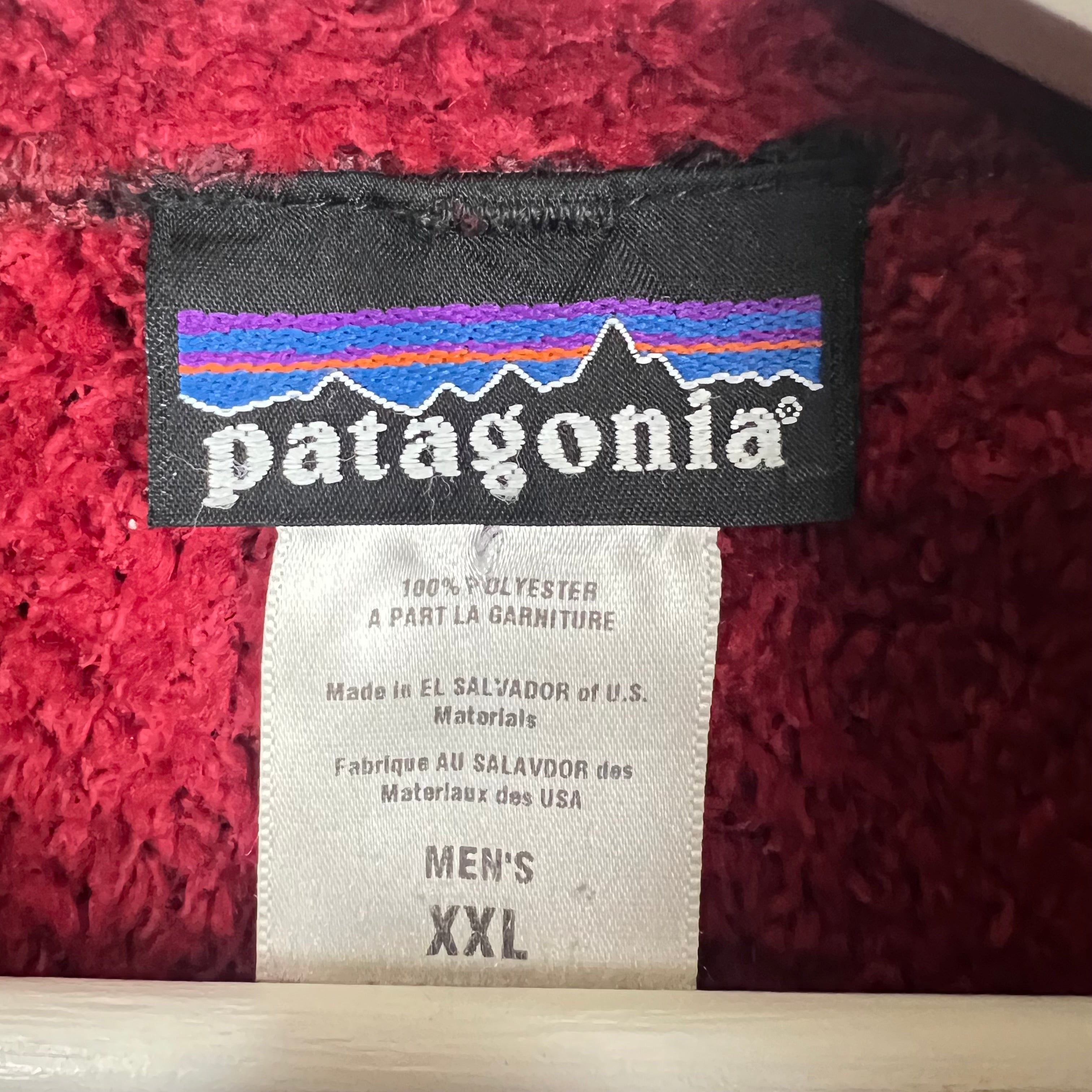 Vintage Patagonia R4 Fleece Jacket Maroon