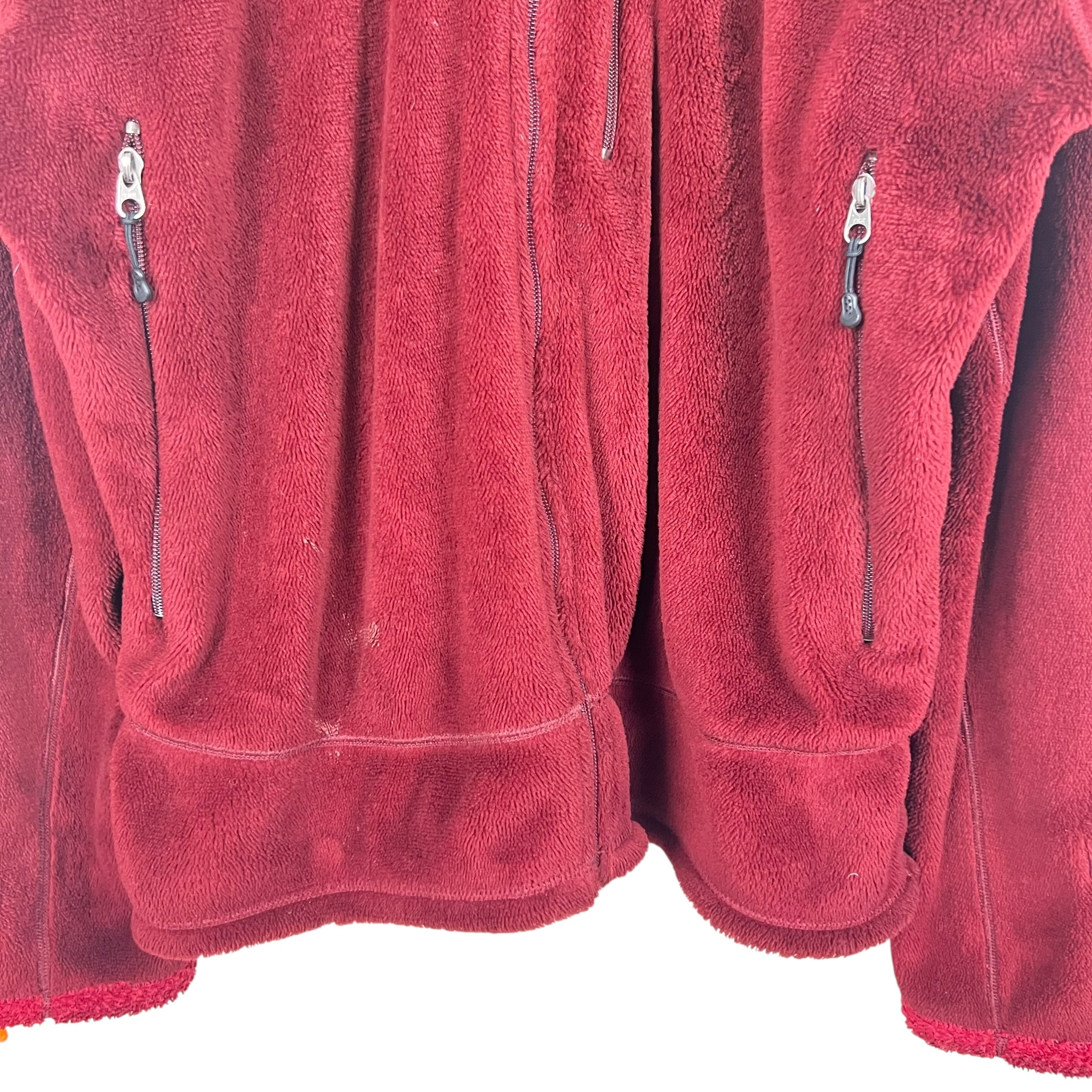 Vintage Patagonia R4 Fleece Jacket Maroon
