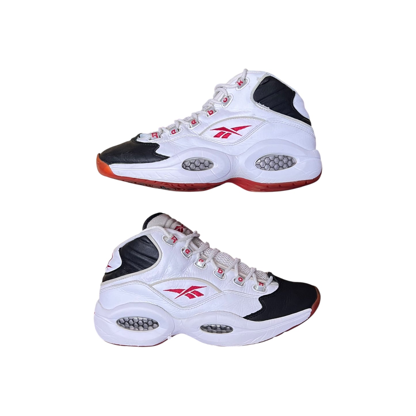 Reebok Question Mid Black/White/Flash Red