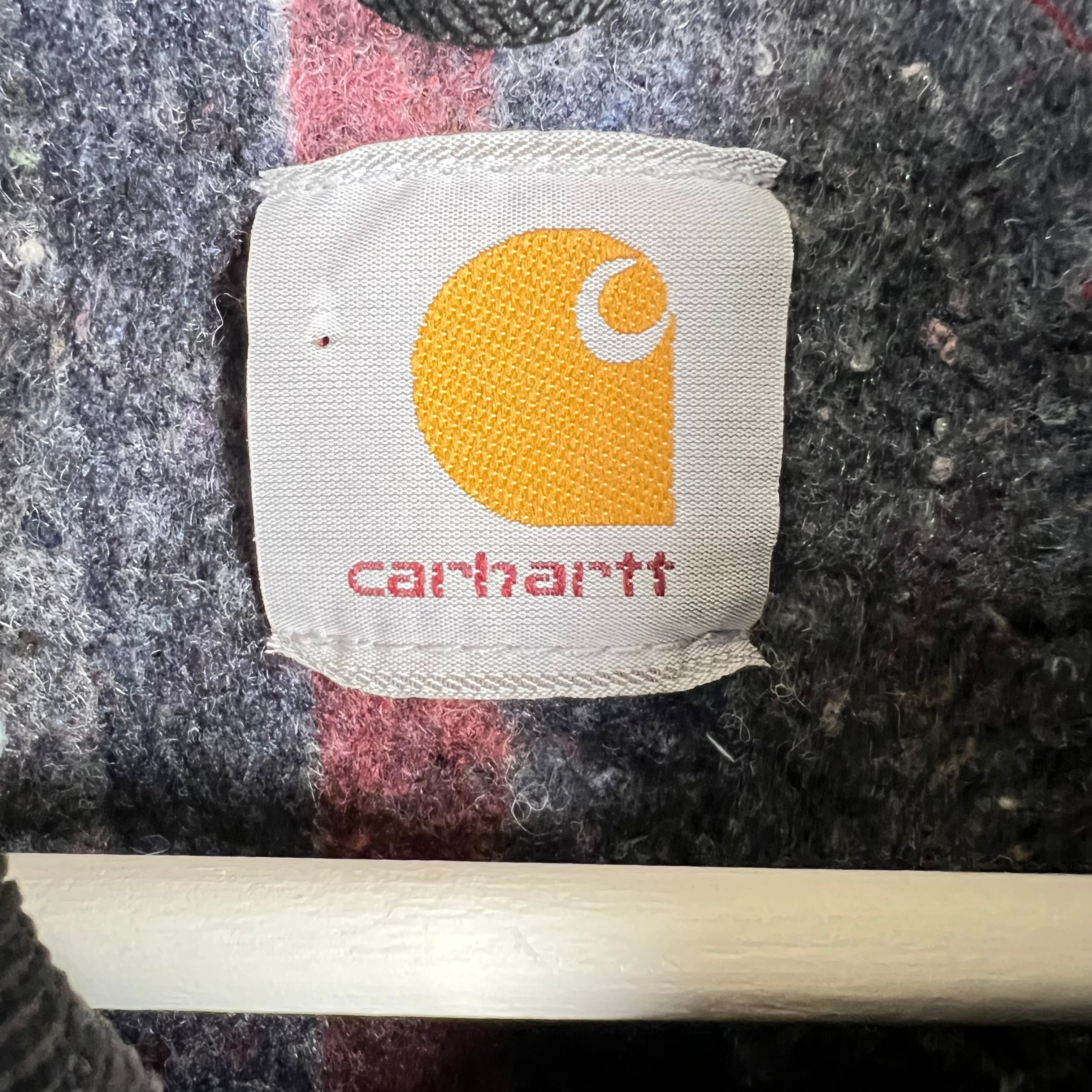 Vintage Carhartt Blanket Lined Detroit Jacket Jet Black