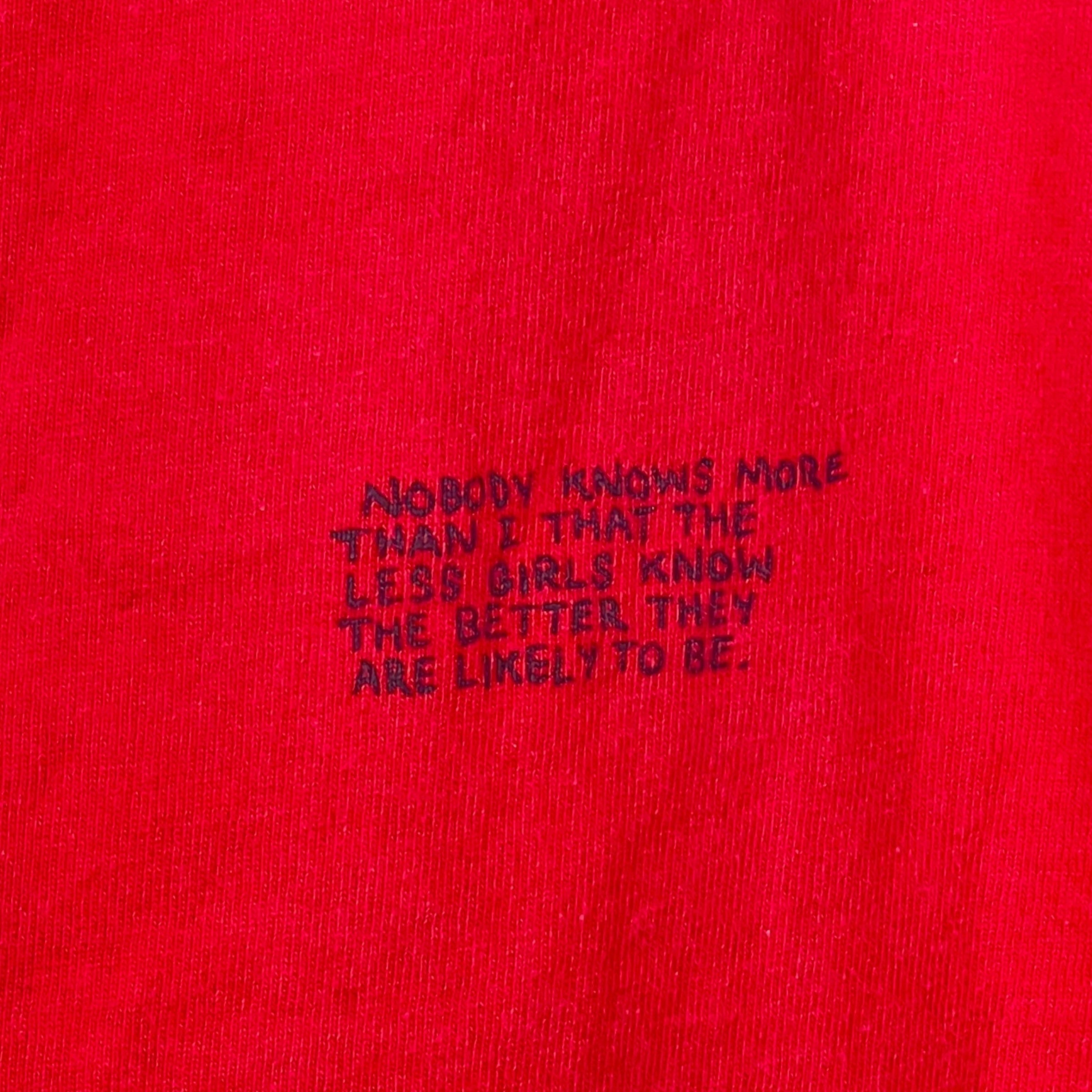 Vintage Black Flag “Slip It In” Tee Red