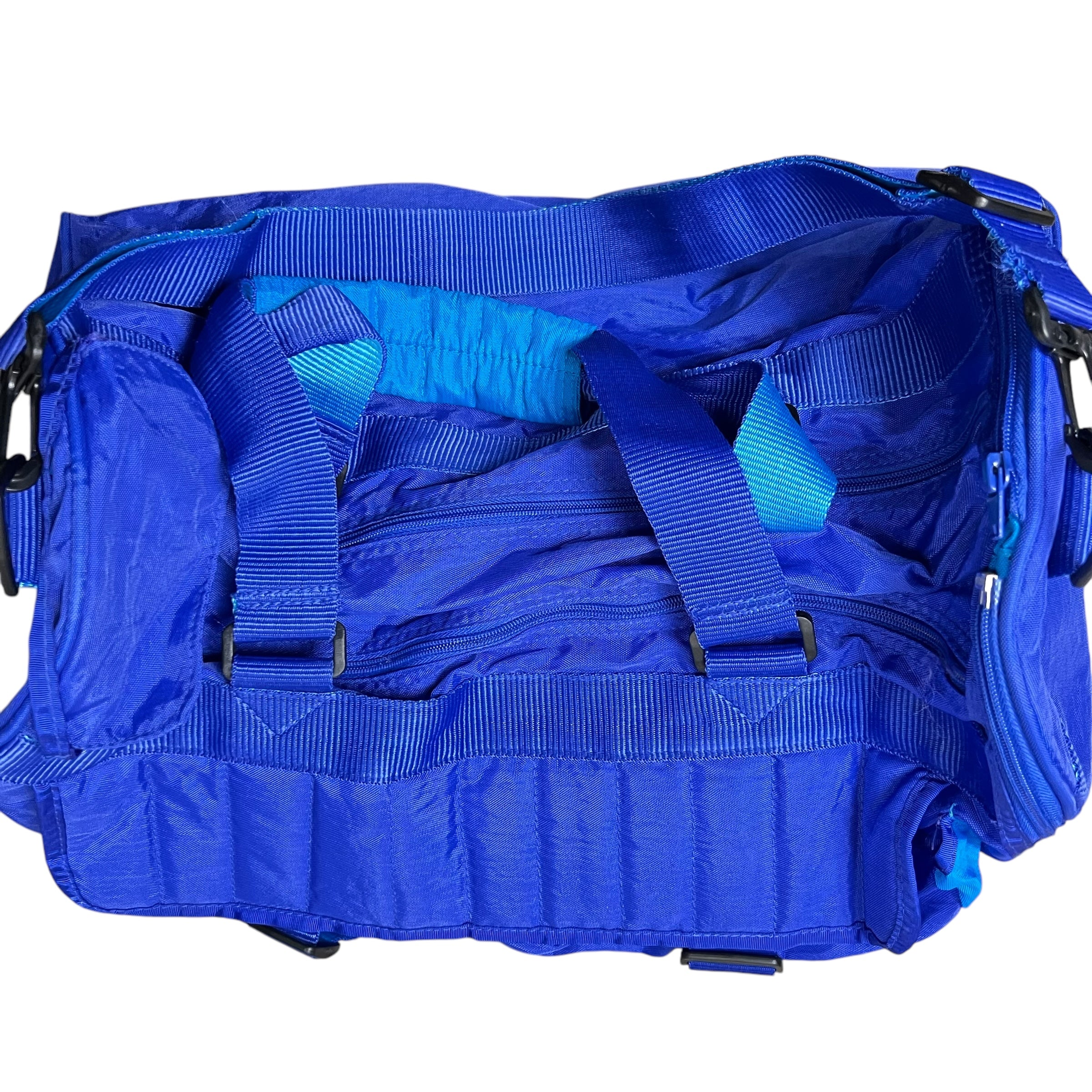 Vintage 80’s Nike Air Jordan Sports Duffle Bag Teal/Purple