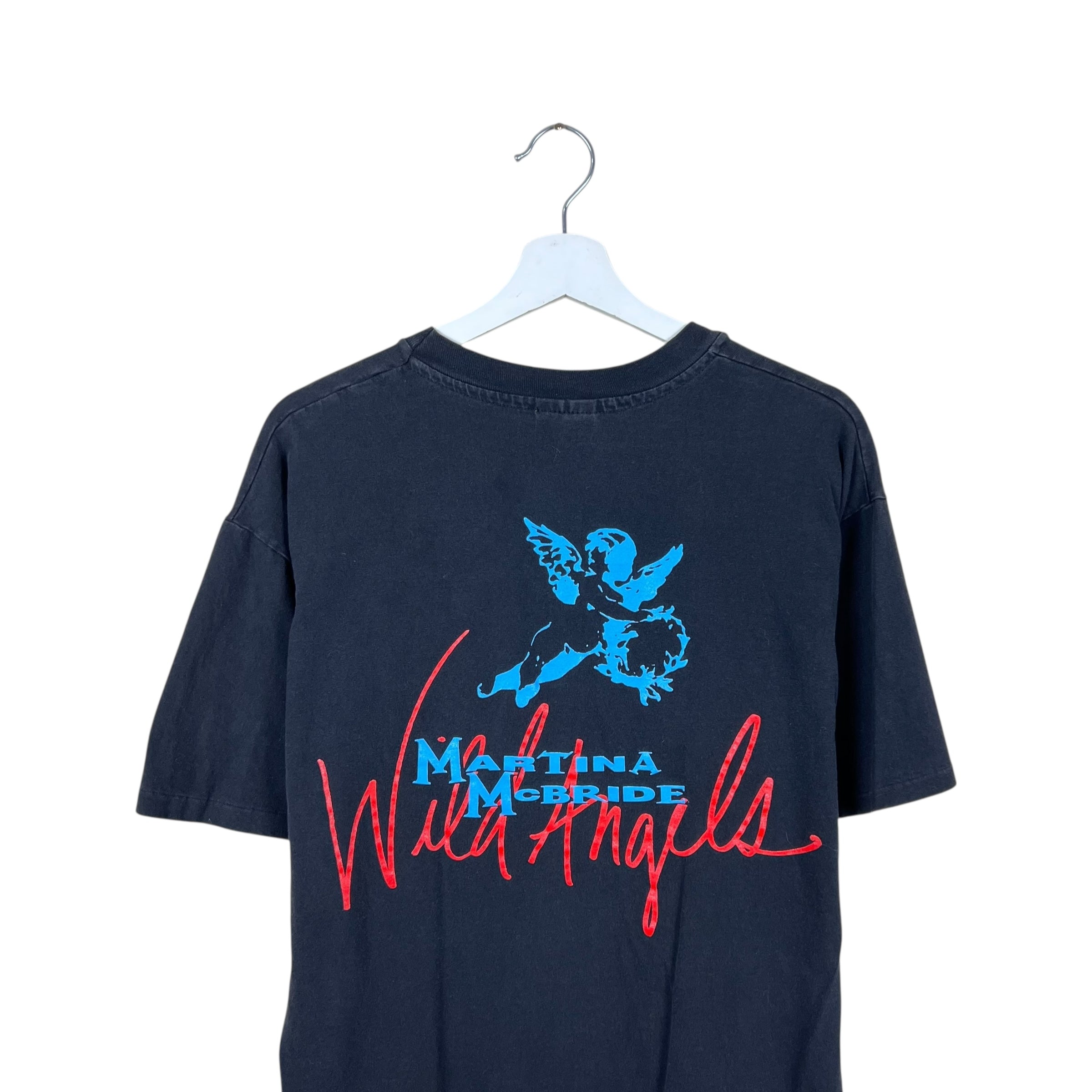 1996 Martina McBride “Wild Angels” Album Promo Tee Black