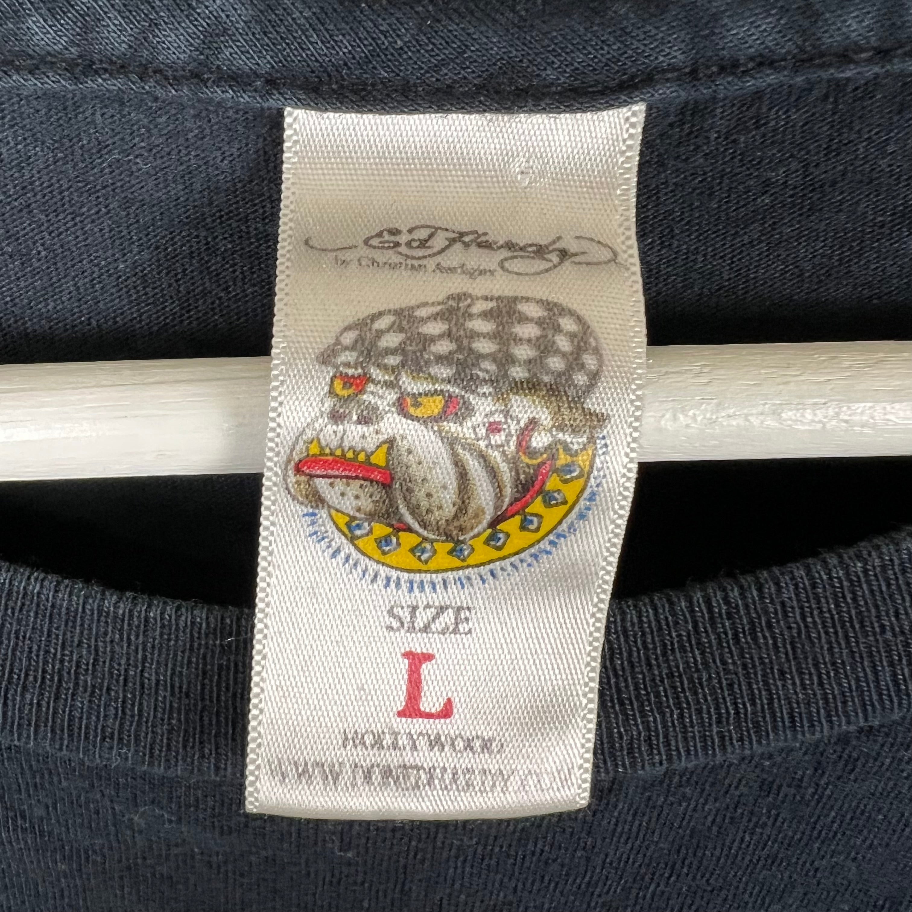 Vintage Ed Hardy by Christian Audigier Snake Tee Black