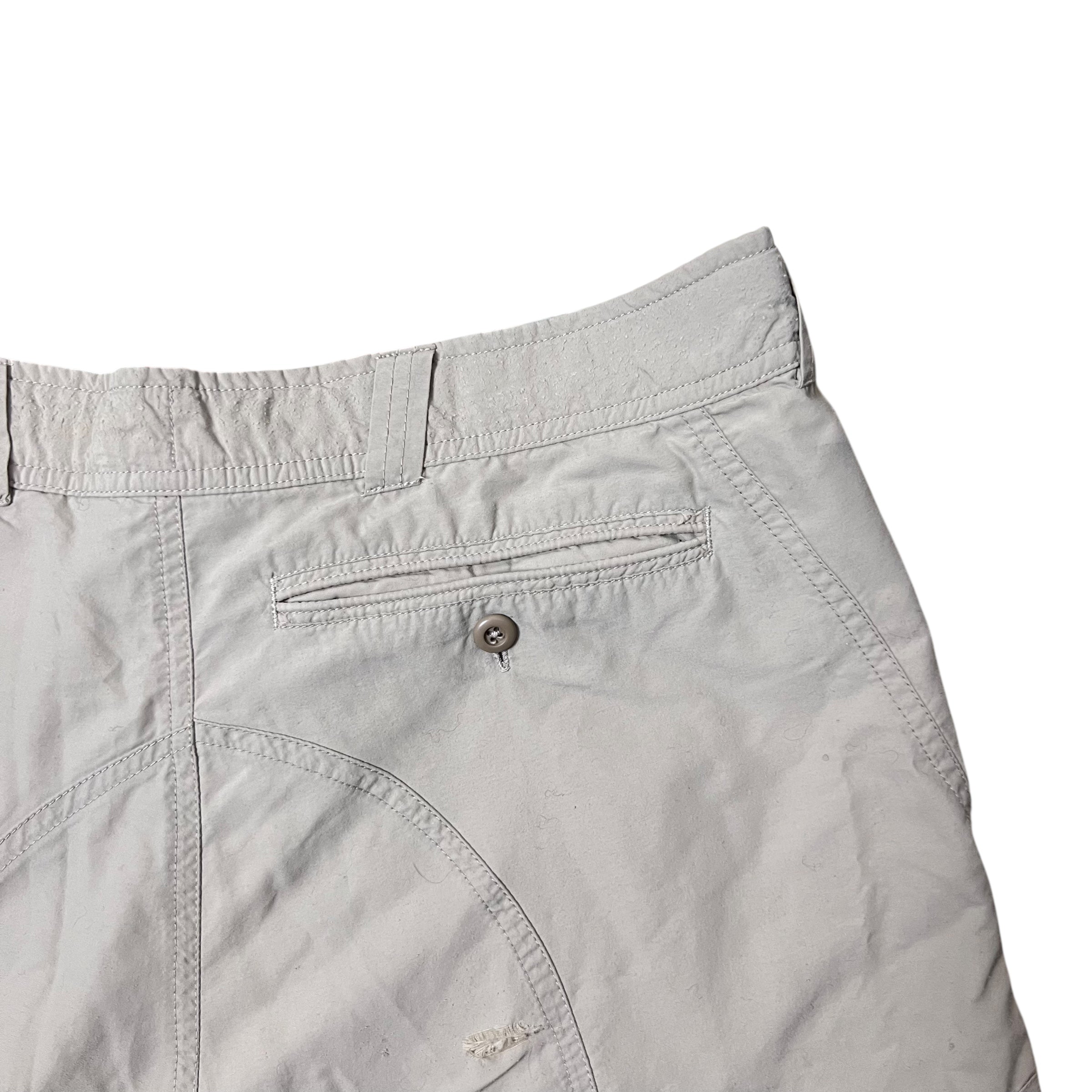 Vintage Y2K Nike ACG 2 In 1 Cargo Nylon Shorts Khaki