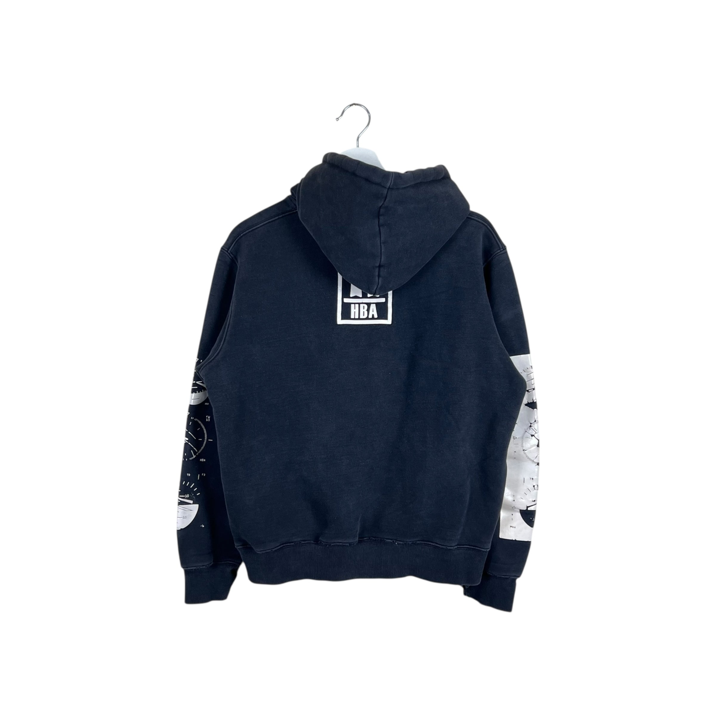 Vintage Hood By Air Radar Hoodie Black