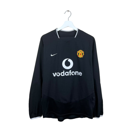 Nike 2004 Manchester United Away Blank Long Sleeve Jersey