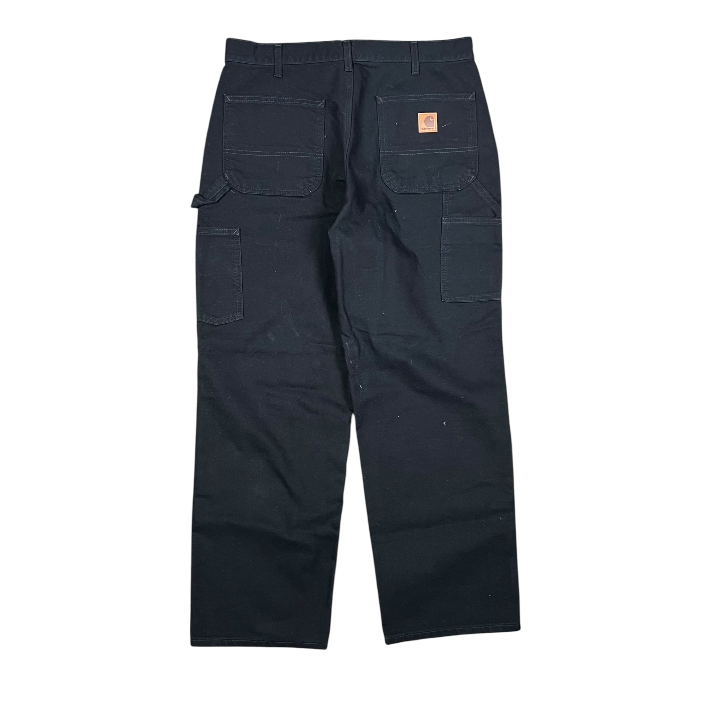 Vintage Carhartt Loose Original Fit Carpenter Pants Black