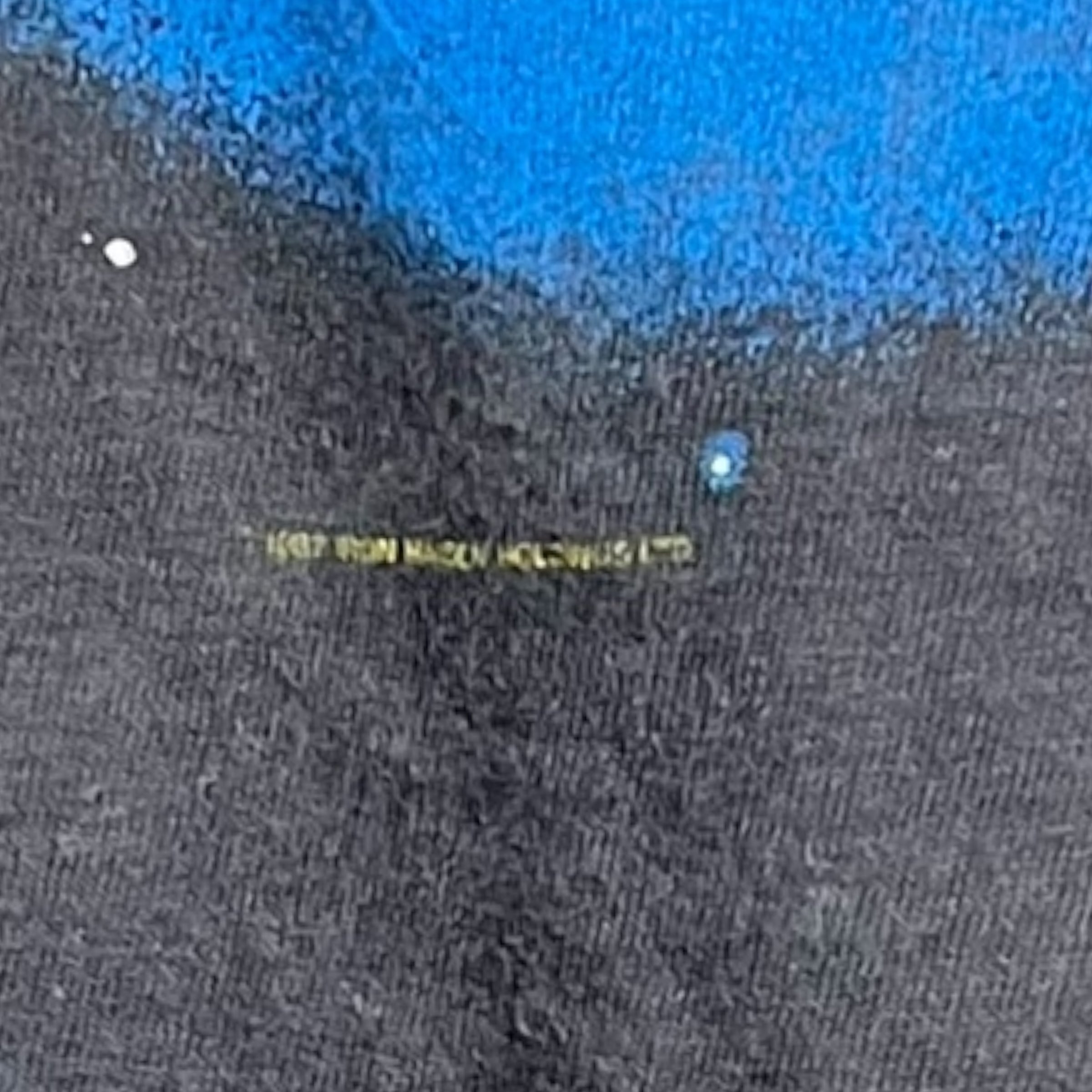 1987 Iron Maiden “Somewhere On Tour” Tee Black