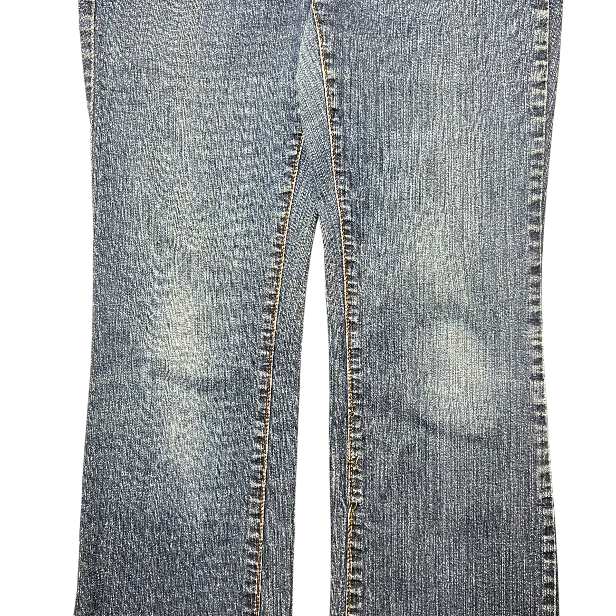 Vintage Rocawear Women’s Bedazzled Boot Cut Jeans Dark Wash