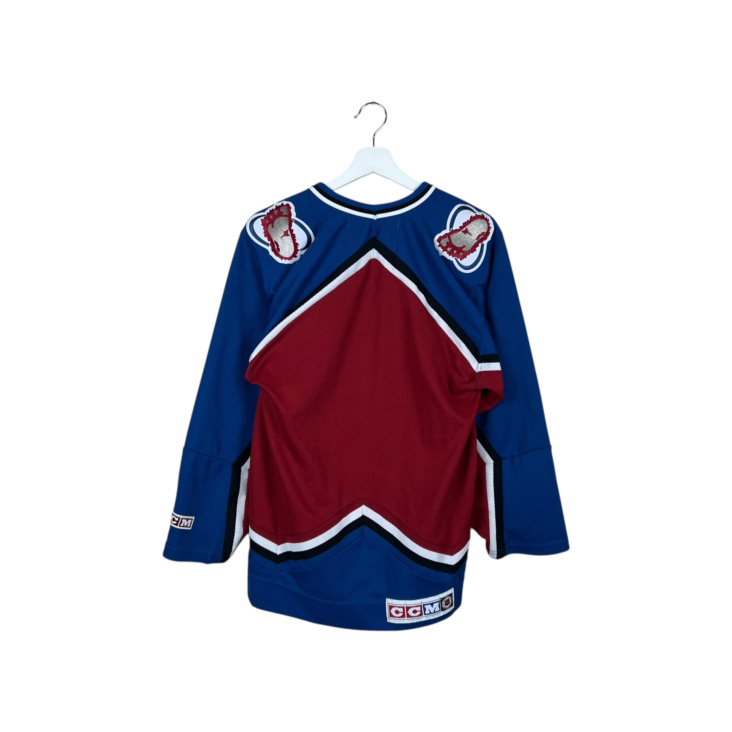 Vintage 90s CCM Colorado Avalanche Blank Away Jersey