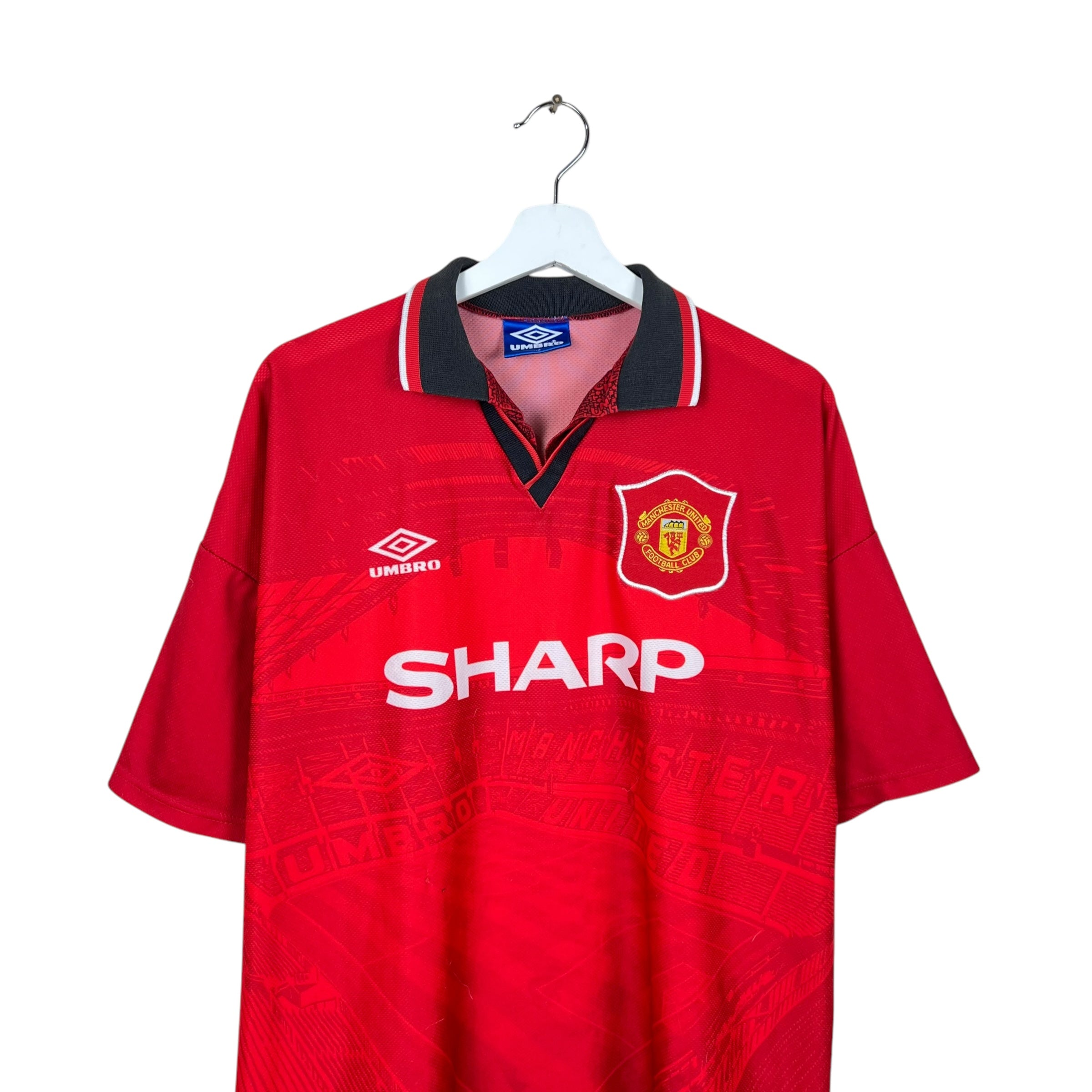 1995 Umbro Manchester United FC Blank Home Jersey