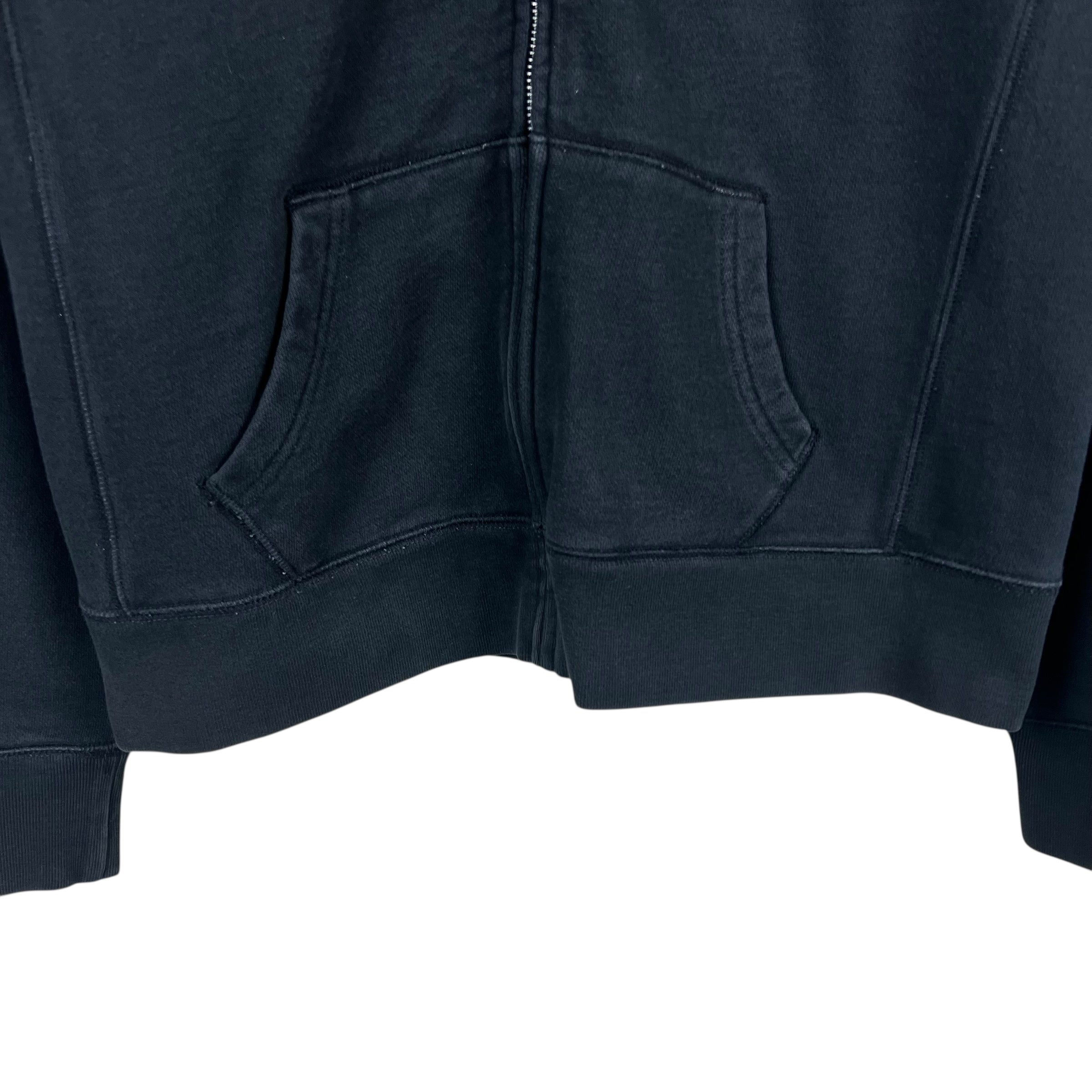 Vintage Ralph Lauren Sport Women’s Logo Full Zip Hoodie Black