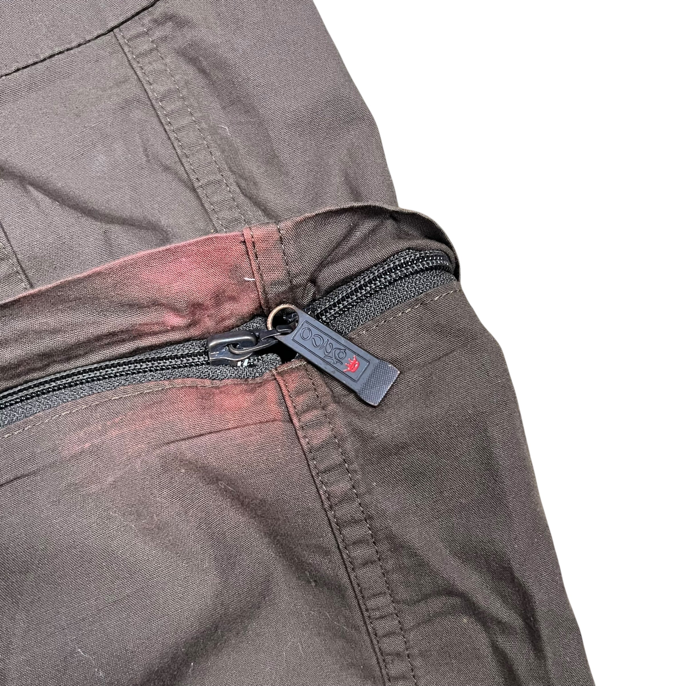 Vintage JNCO Jeans Baggy Cargo Pants Dark Olive