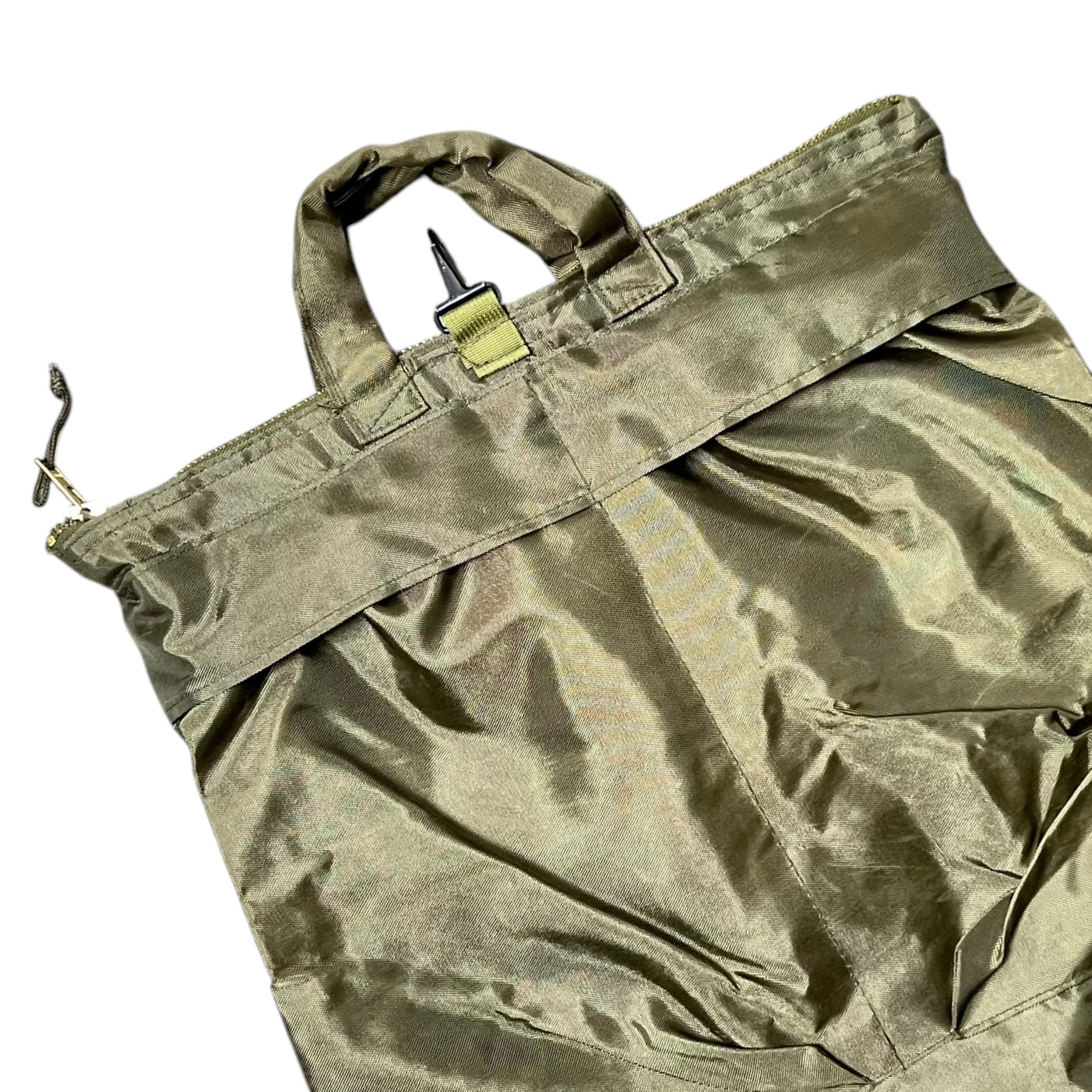 Vintage 80’s Made In Korea Military Flyer Helmet Bag Olive Green