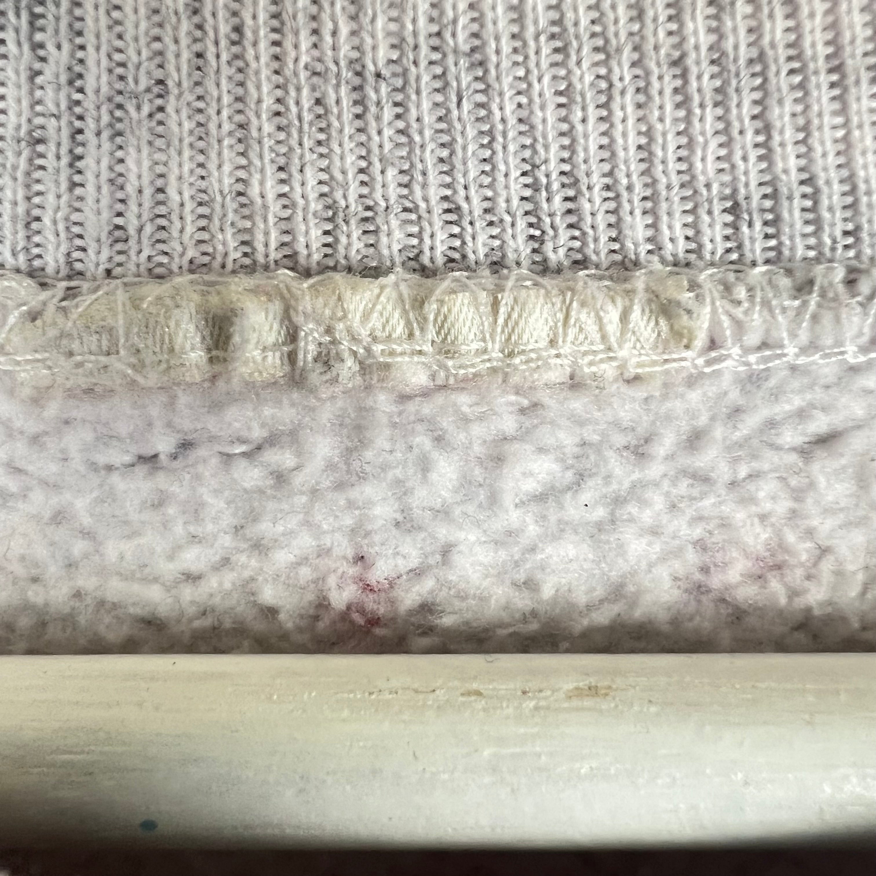 Vintage Custom NFL San Francisco 49ers Embroidered Logo Crewneck Grey